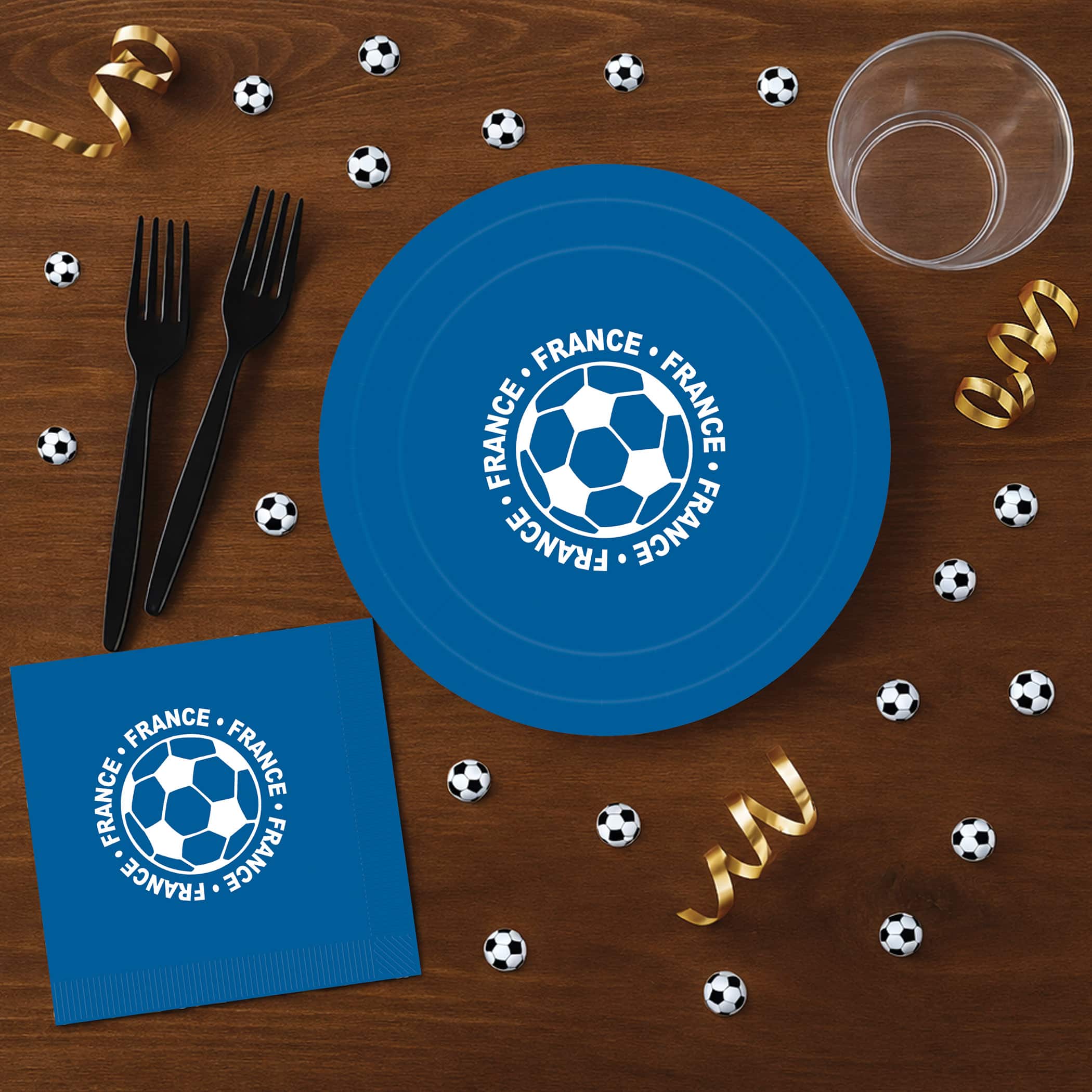 France Soccer Luncheon Napkins