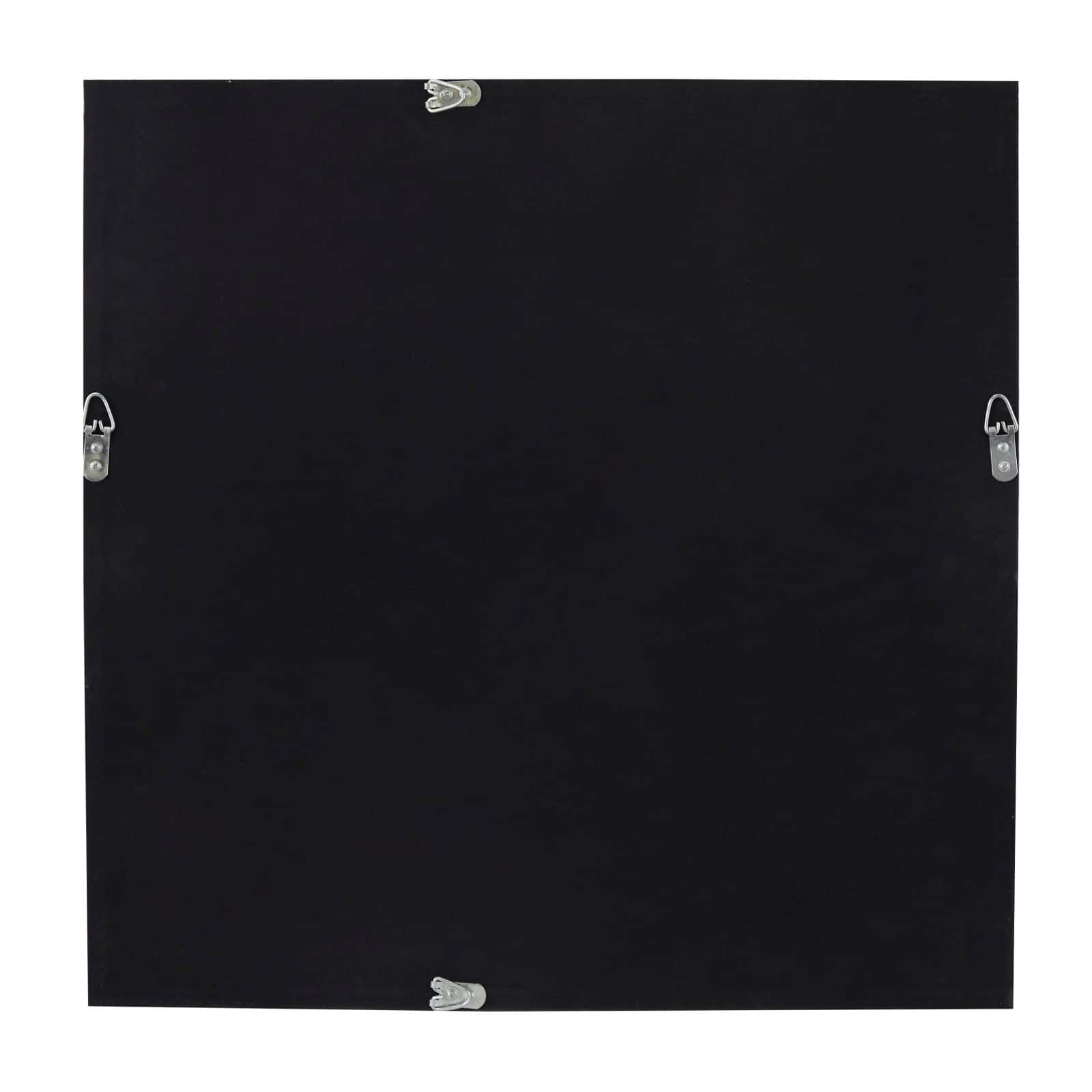 Brown Wood Contemporary Shadow Box, 24" x 2" x 24"