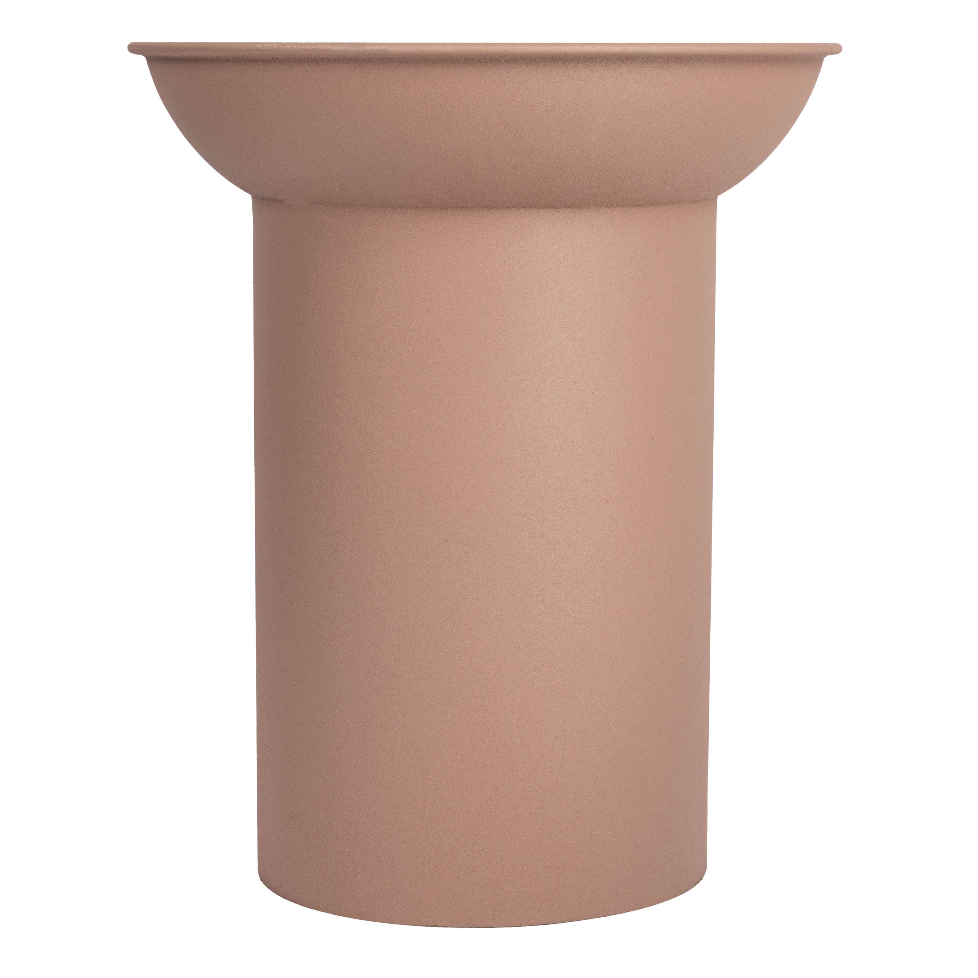 Hello Honey® 19" Modern Textured Metal Side Table