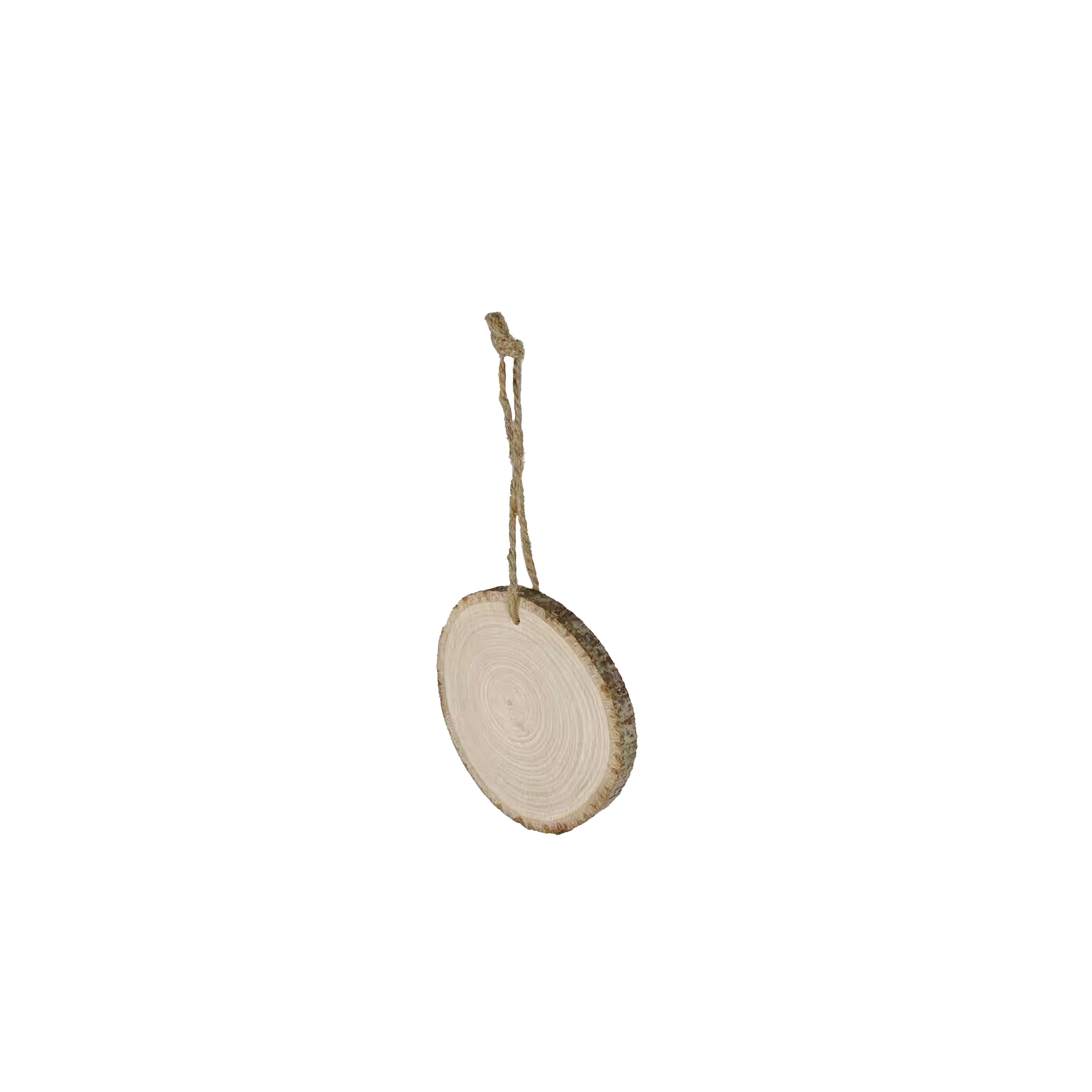 5 Pack 4" Natural Round DIY Basswood Ornaments by Make Market®