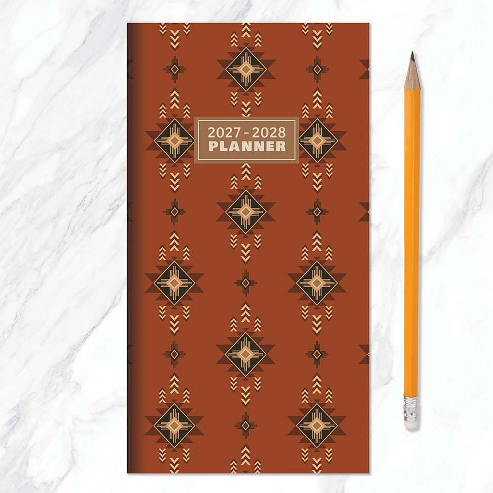 2027-2028 Rusted Small Monthly Pocket Planner