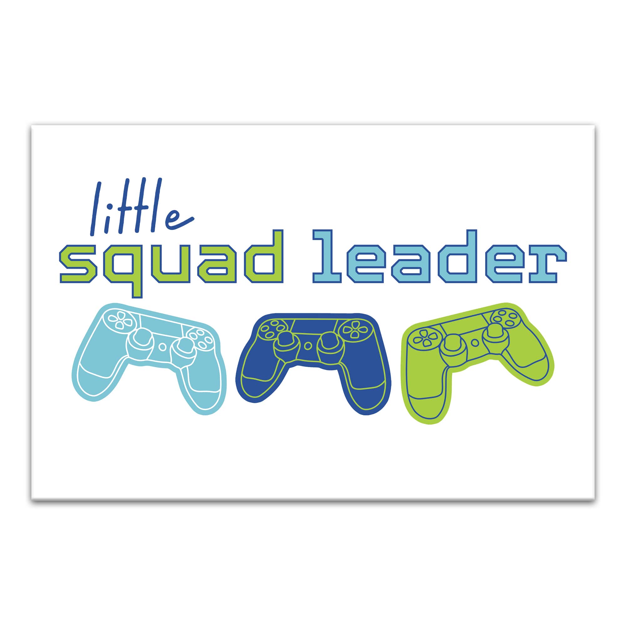 Little Squad Leader 30" x 20" Canvas Wall Art