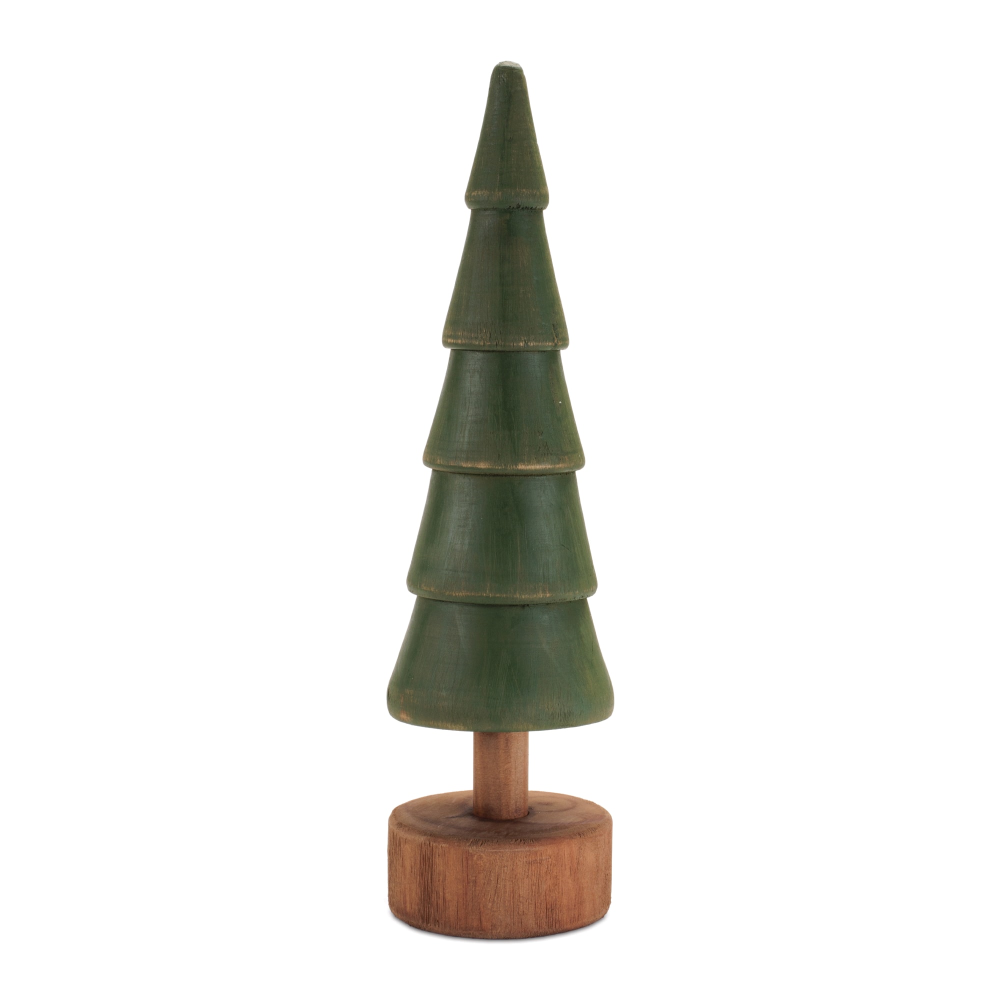 Melrose Rustic Wooden Evergreen Tree Set