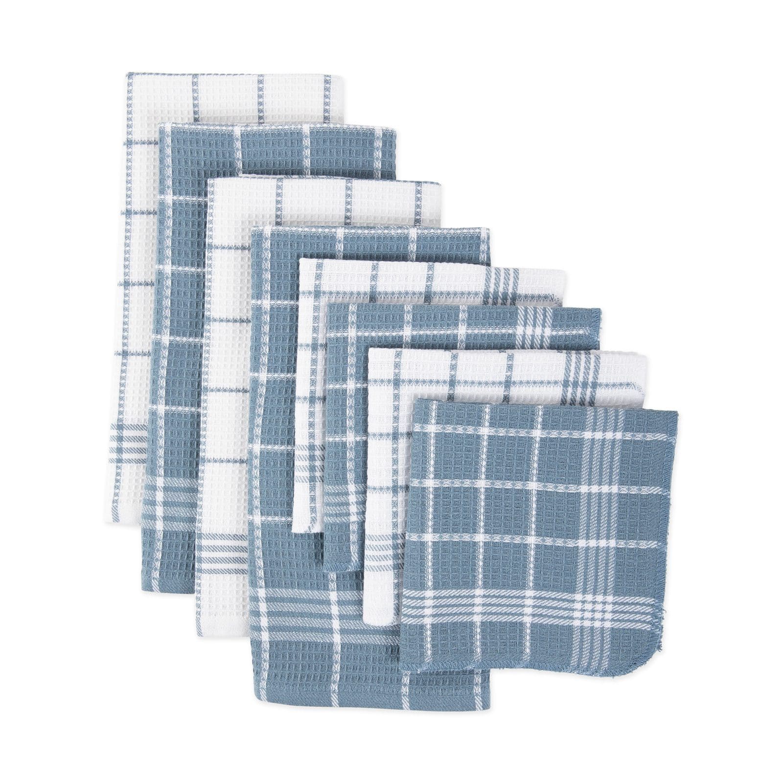 DII® J&M Waffle Weave Dishtowel & Dishcloth Set