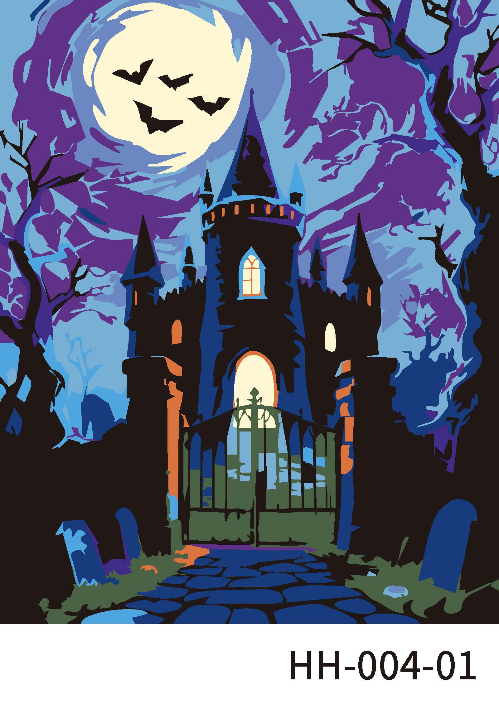 Haunted Houses Paint Marker-by-Number Kit by Artist's Loft®