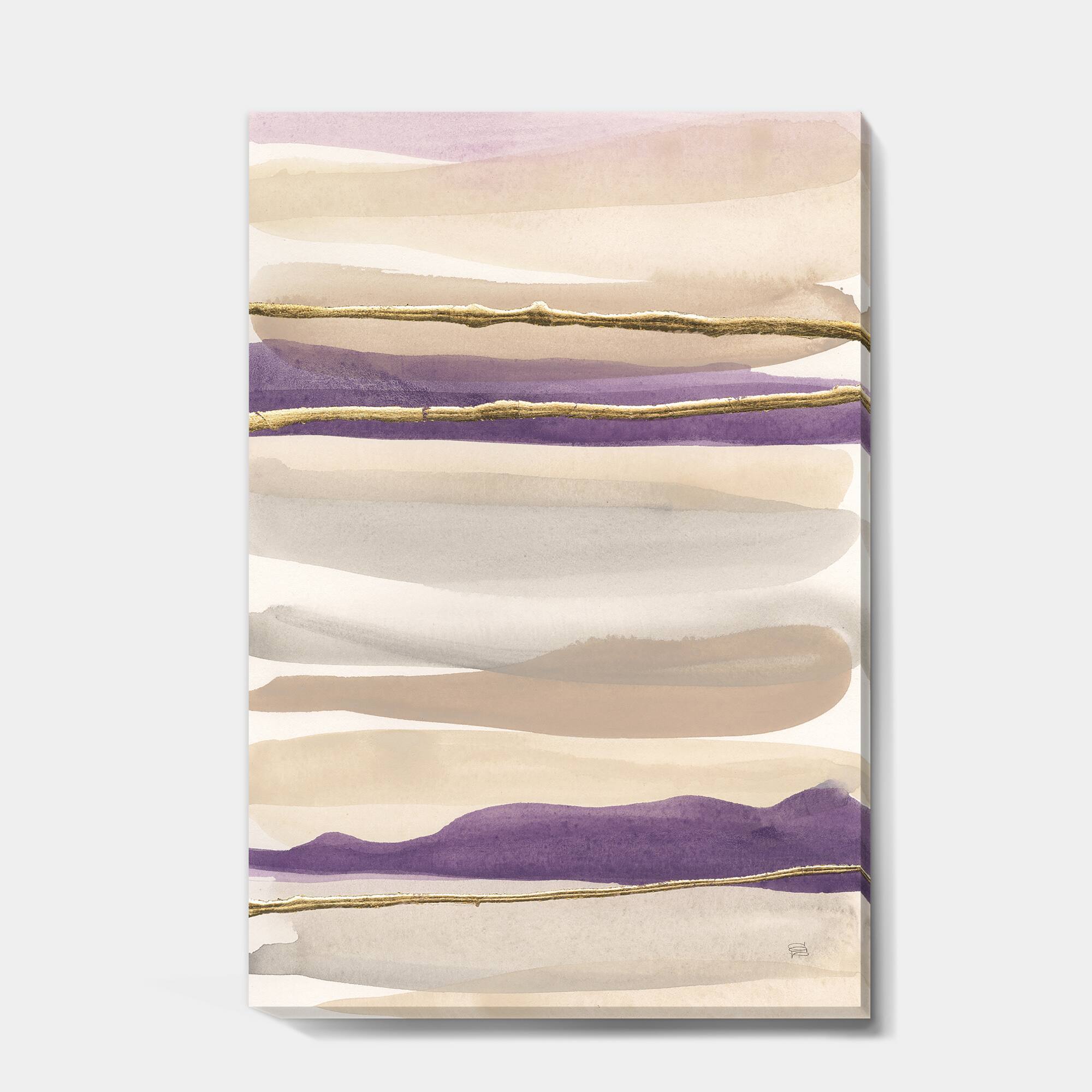 Designart - Shape of Glam Purple III