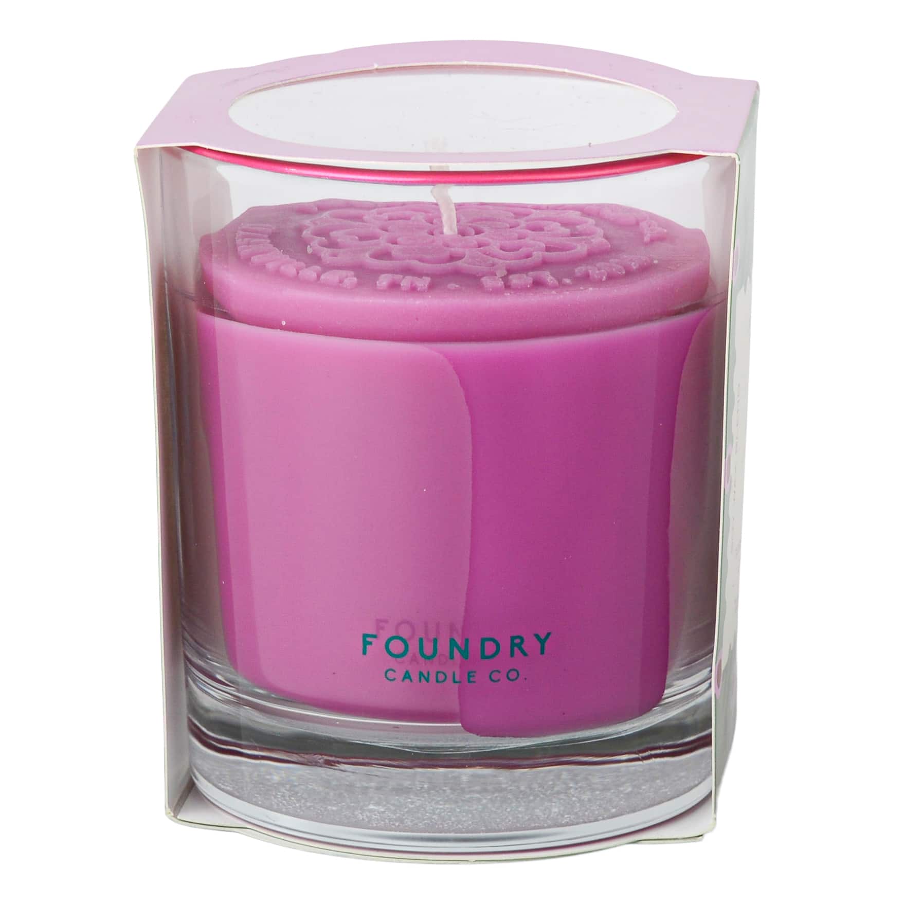 Foundry Candle Co. 7oz. Lavender Tea Stamped Scented Candle