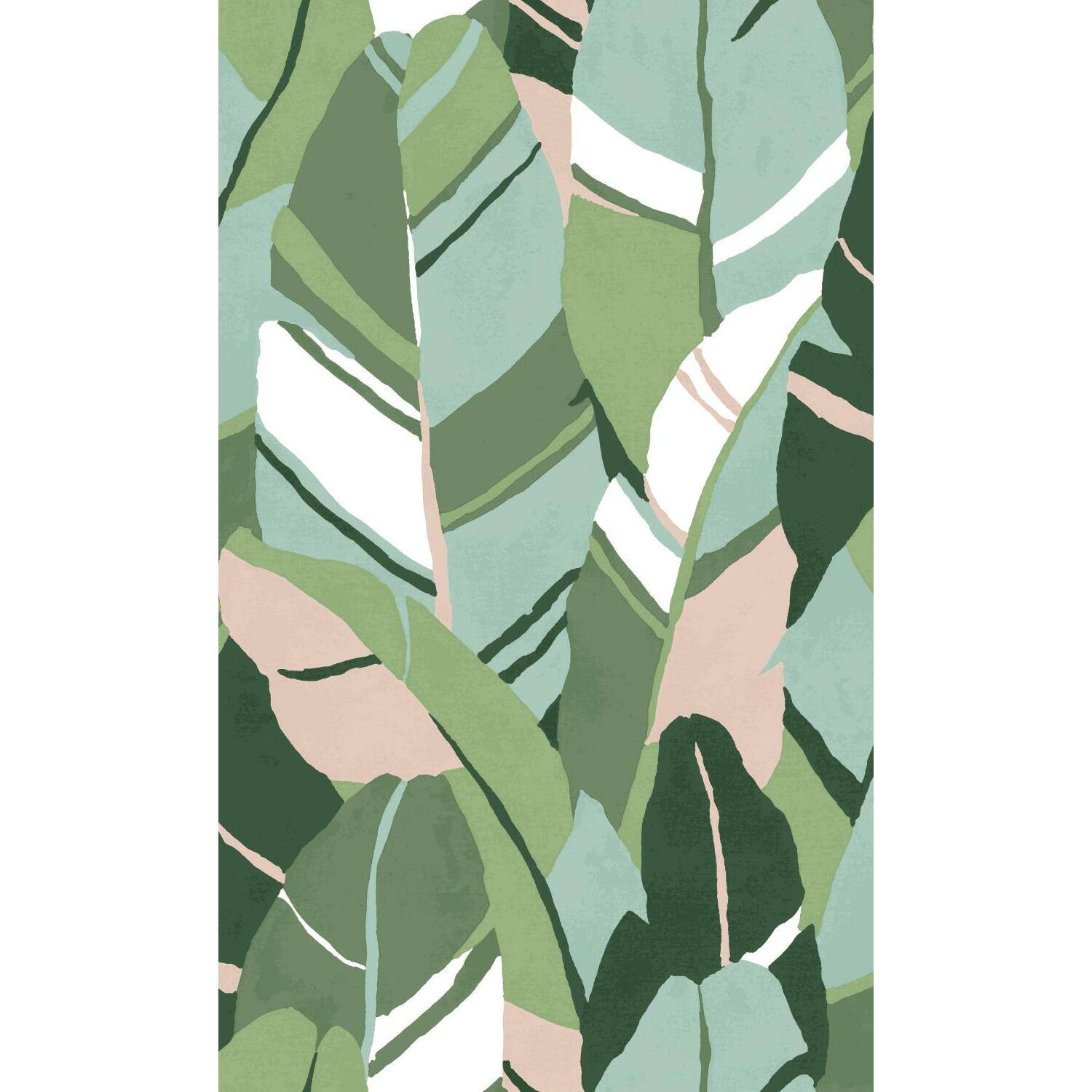 RoomMates Hearts of Palm Peel & Stick Wallpaper