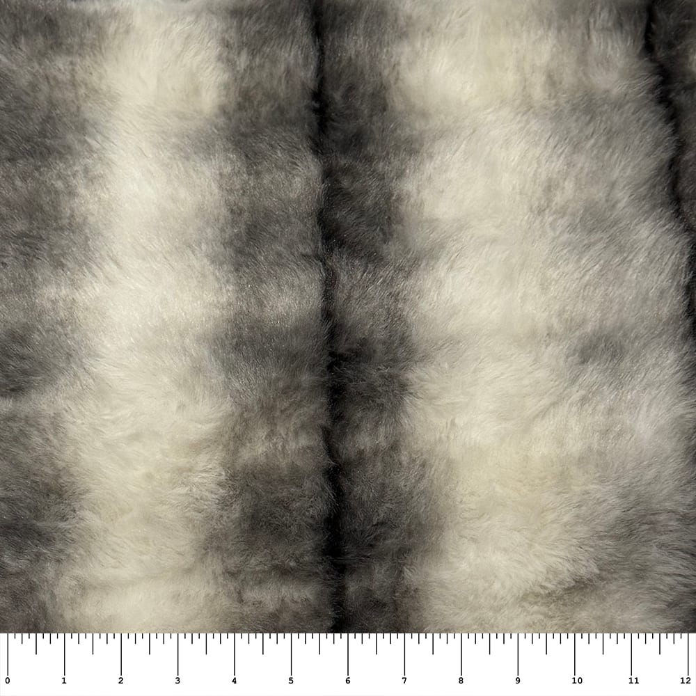 Feldman Gray Faux Chinchilla Fur