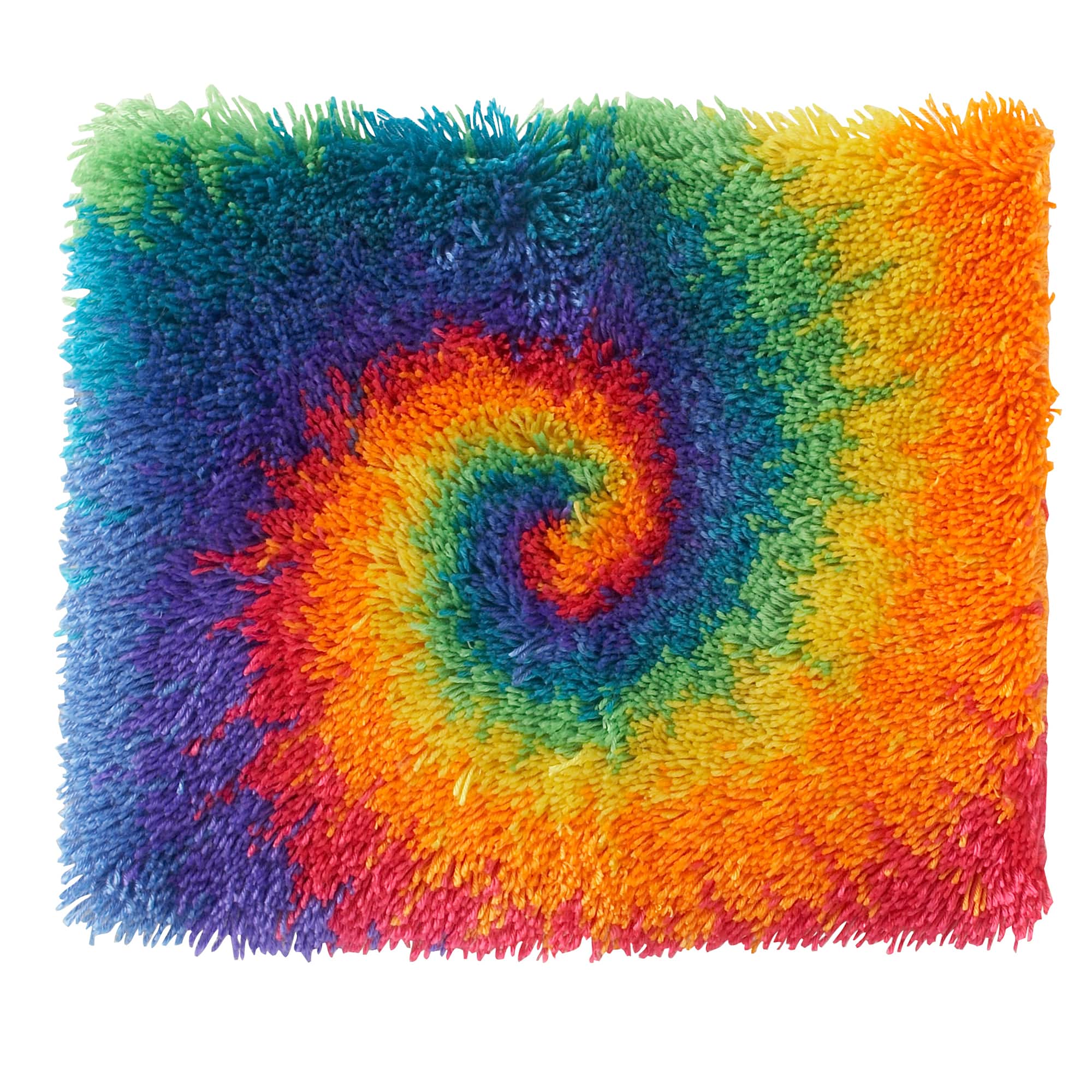 Wonderart® Shaggy Small Tie-Dye Latch Hook Kit