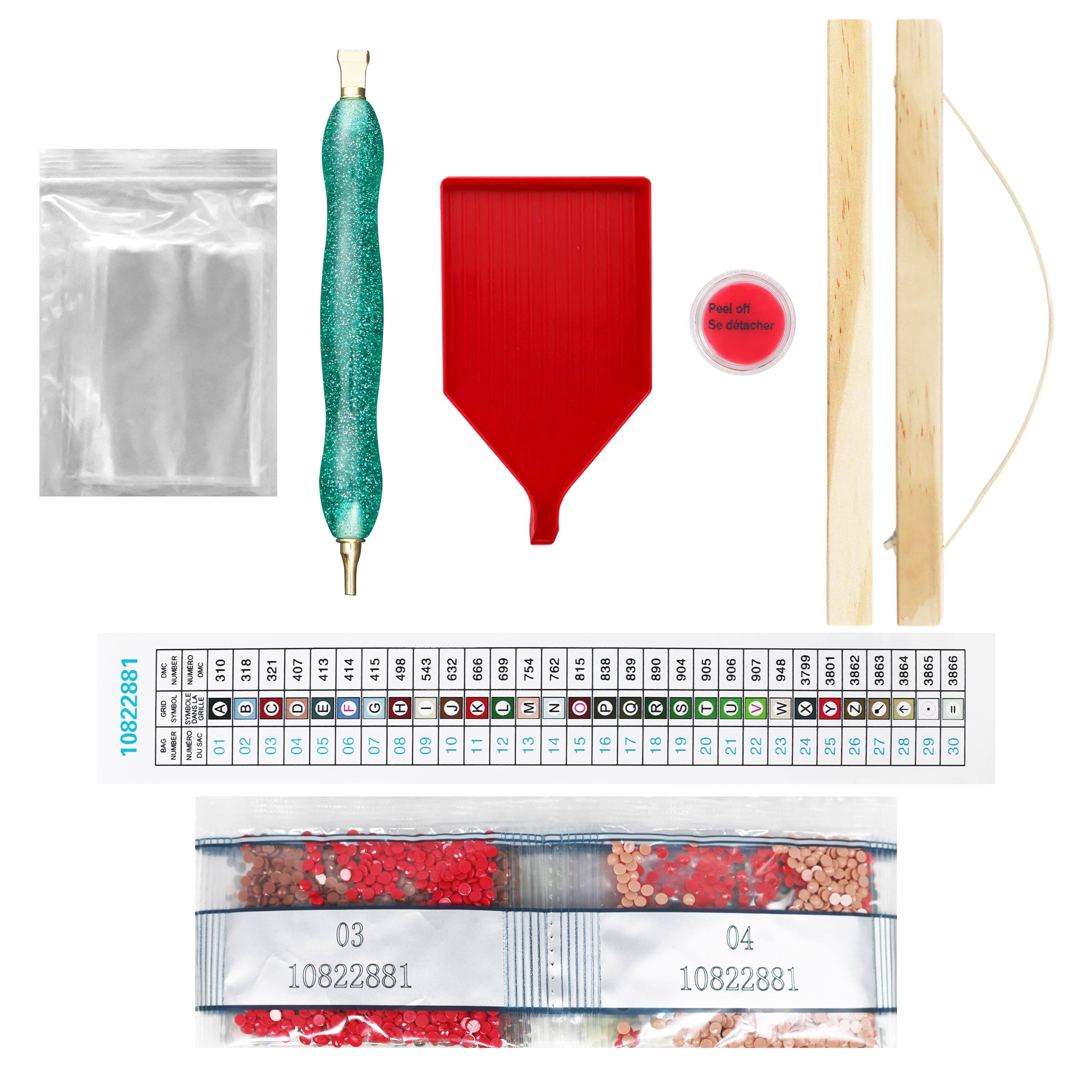 8" x 10" Gnome Diamond Art Kit with Magnetic Wood Frame by Make Market®