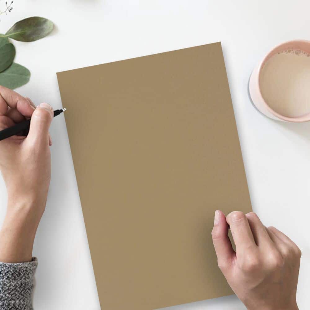 JAM Paper Brown Kraft Paper 8.5" x 14" Extra Heavyweight Cardstock, 25ct.