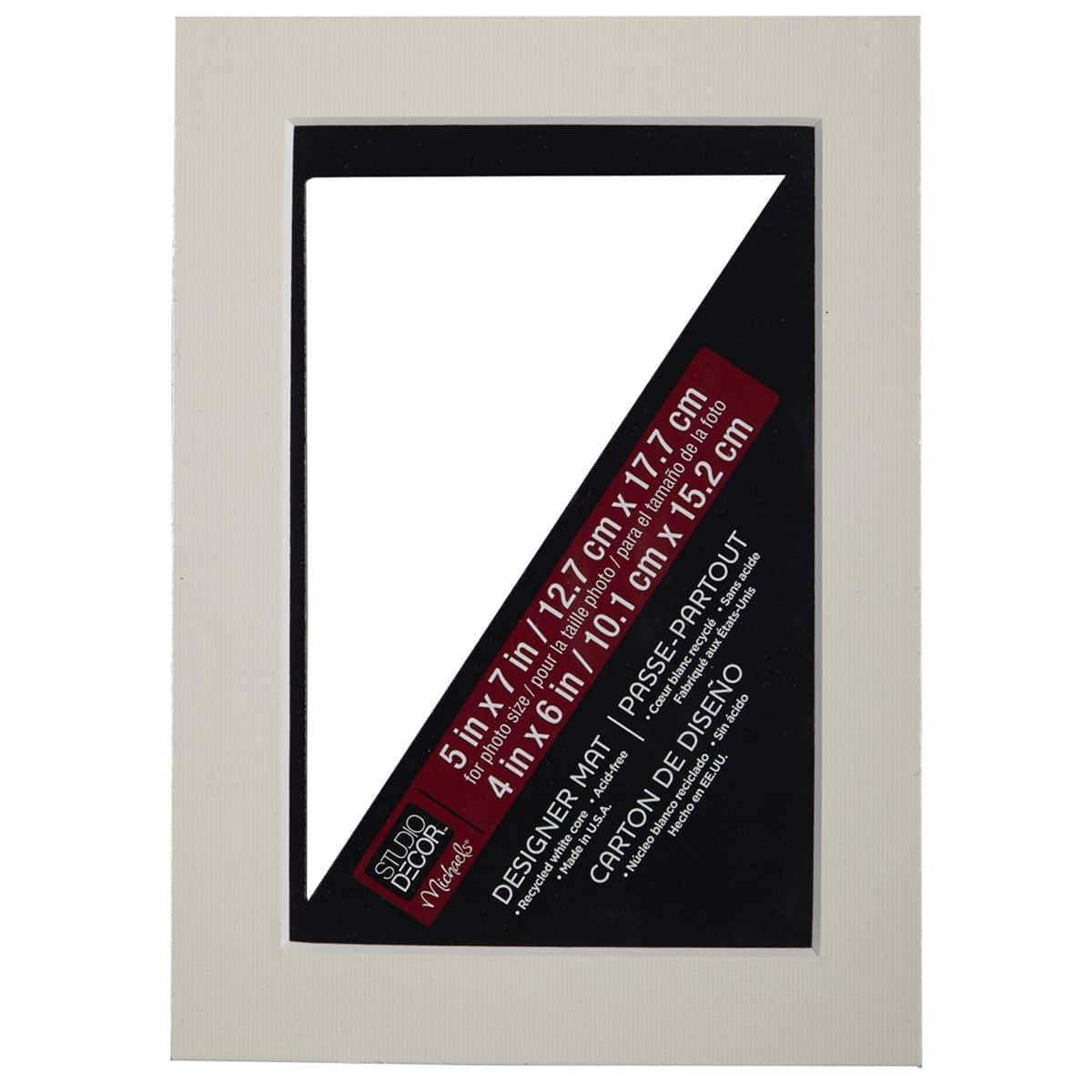 5" x 7" Mat By Studio Décor®, 4" x 6" Opening