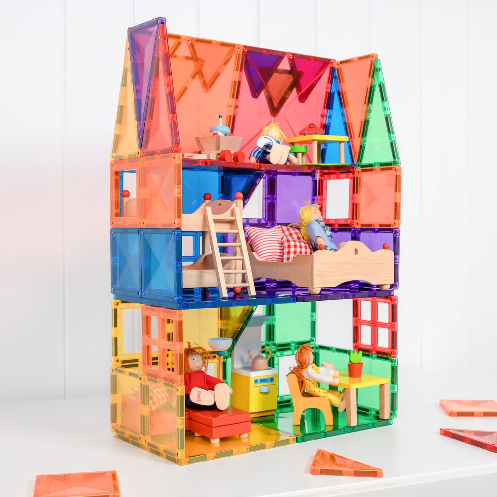 Connetix® Magnetic Tiles Rainbow Starter Set