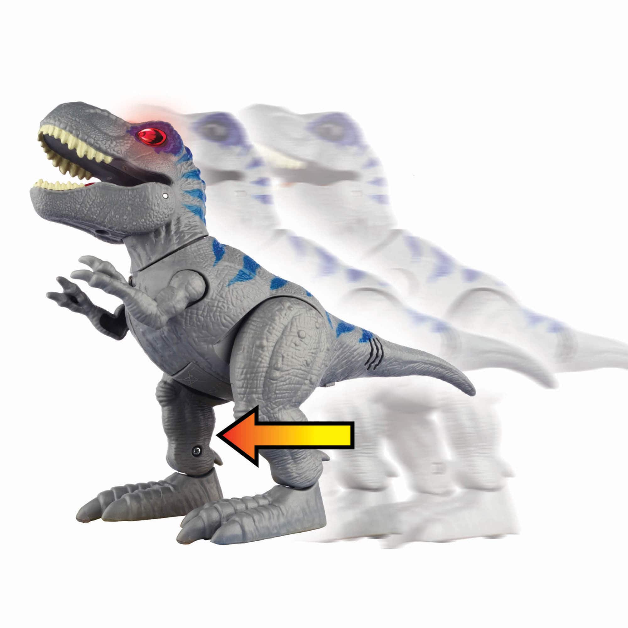 Red Box Toy Light & Sounds Pre-Historic Times: Dinosaur Playset with Walking T-REX