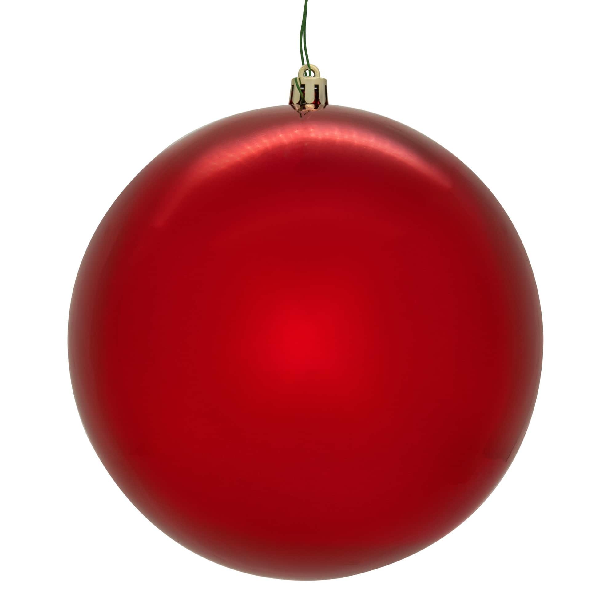 Vickerman 10" Shiny Ball Christmas Ornament