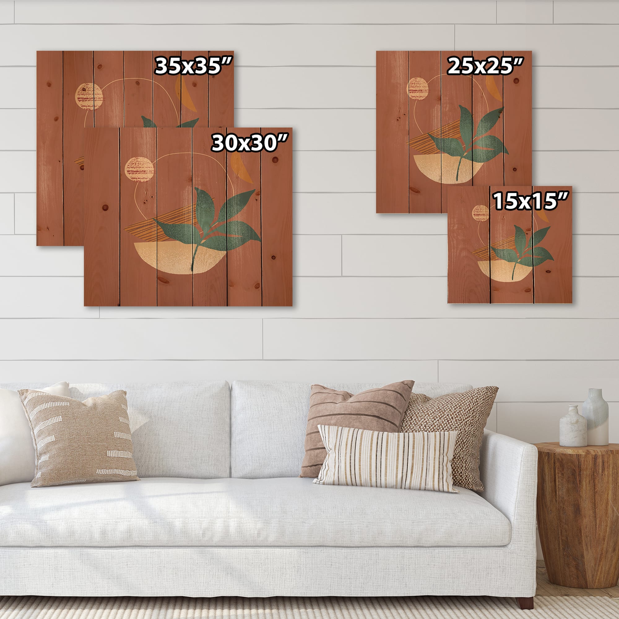 Designart - Tropical Leaf Silhouettes and Shapes III