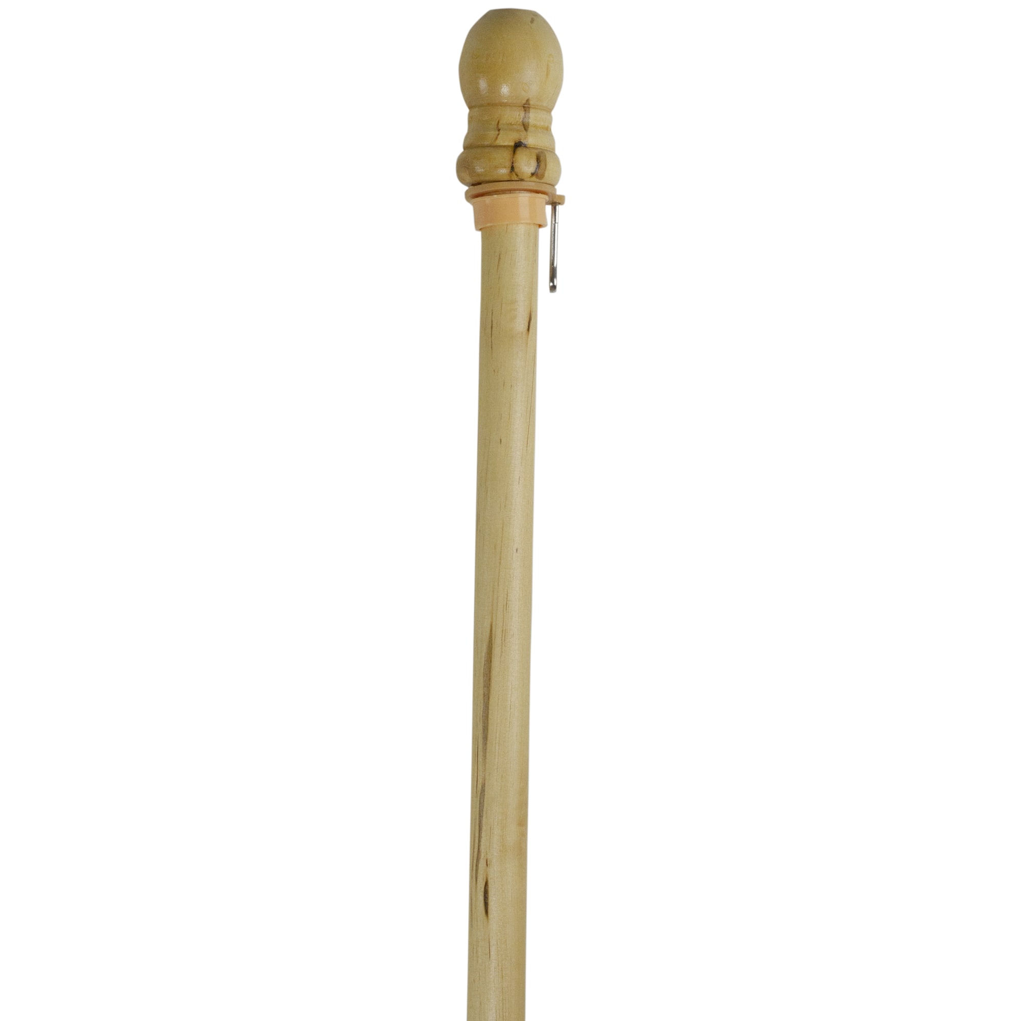 5ft. Wooden Flagpole with Anti-Furling Ring & Bracket Kit