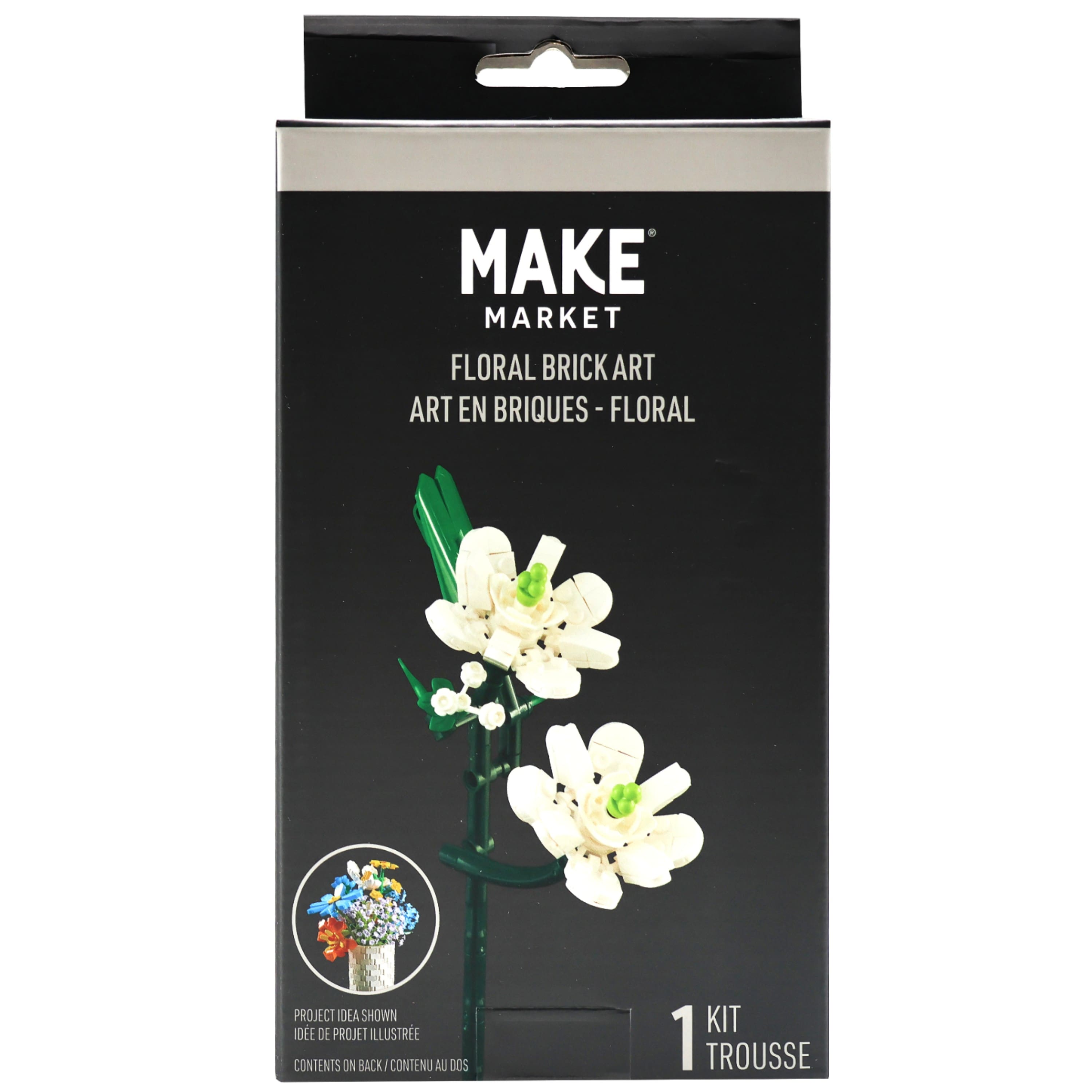 Jasmine Floral Brick Art Kit by Make Market®