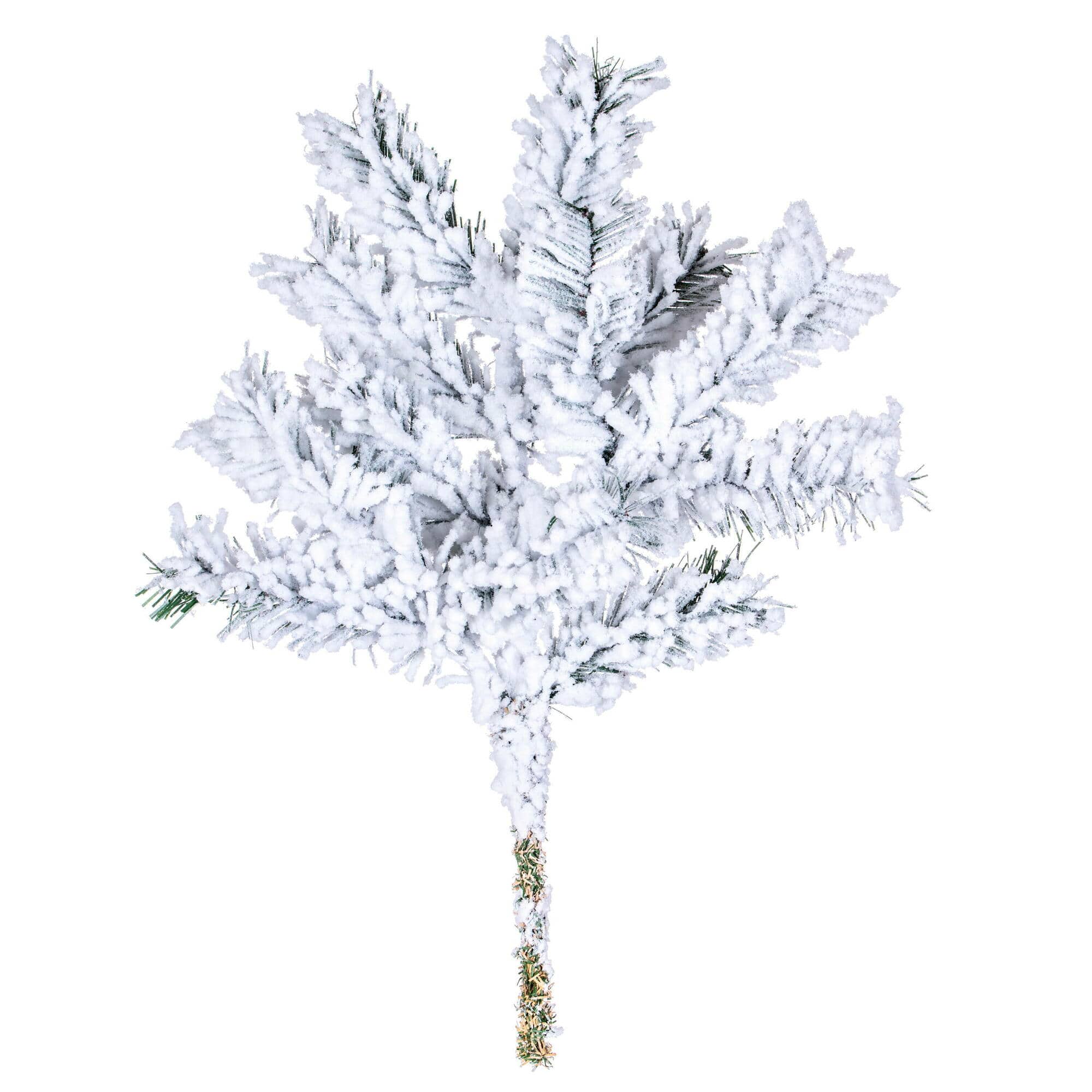 Vickerman 18" Flocked Alaskan Pine Artificial Christmas Sprays, 4ct.