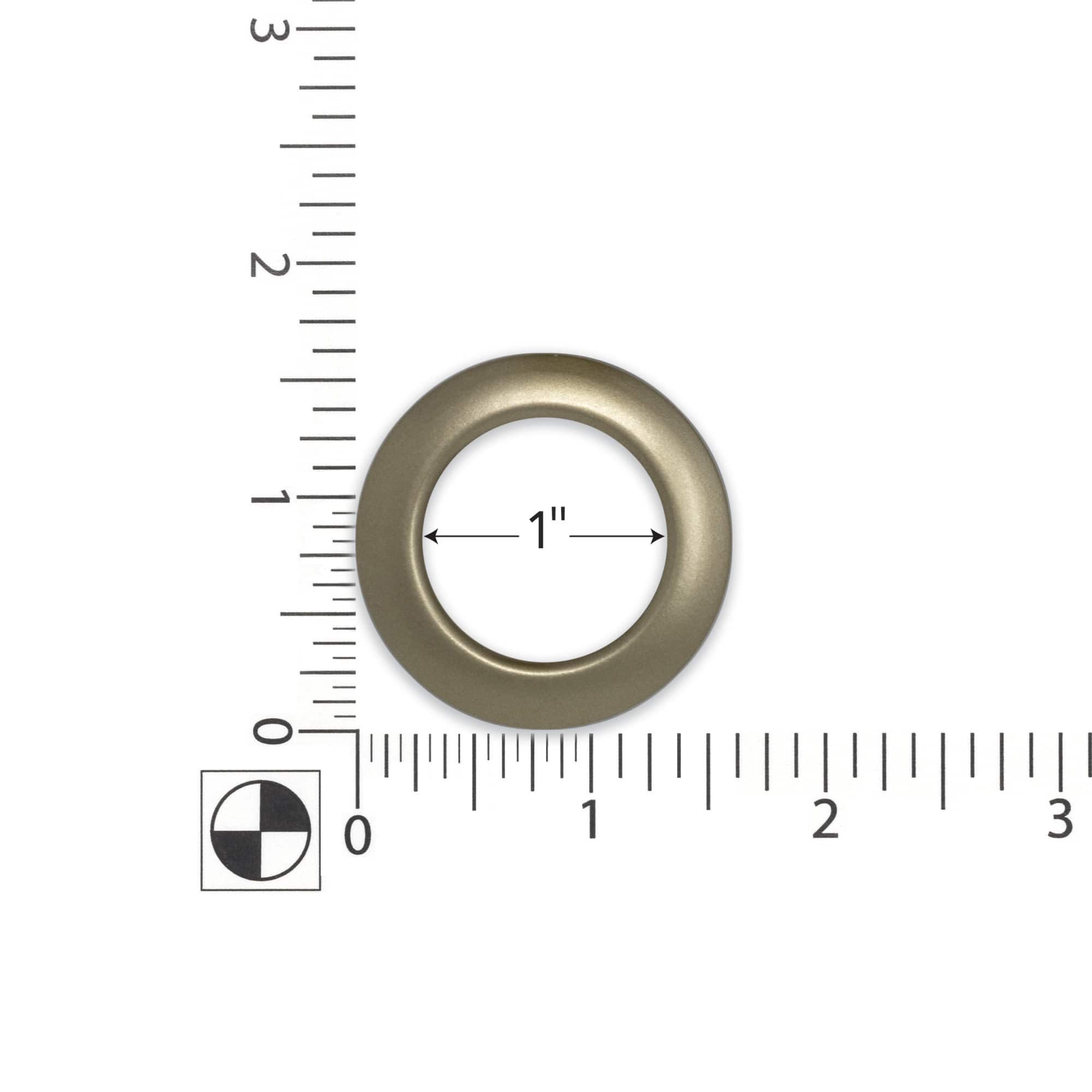 Dritz Home 1" Antique Gold Round Curtain Grommets