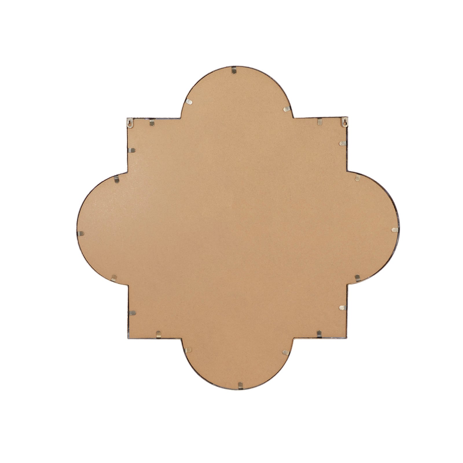 Gold Metal Contemporary Mirror, 34" x 1" x 34"