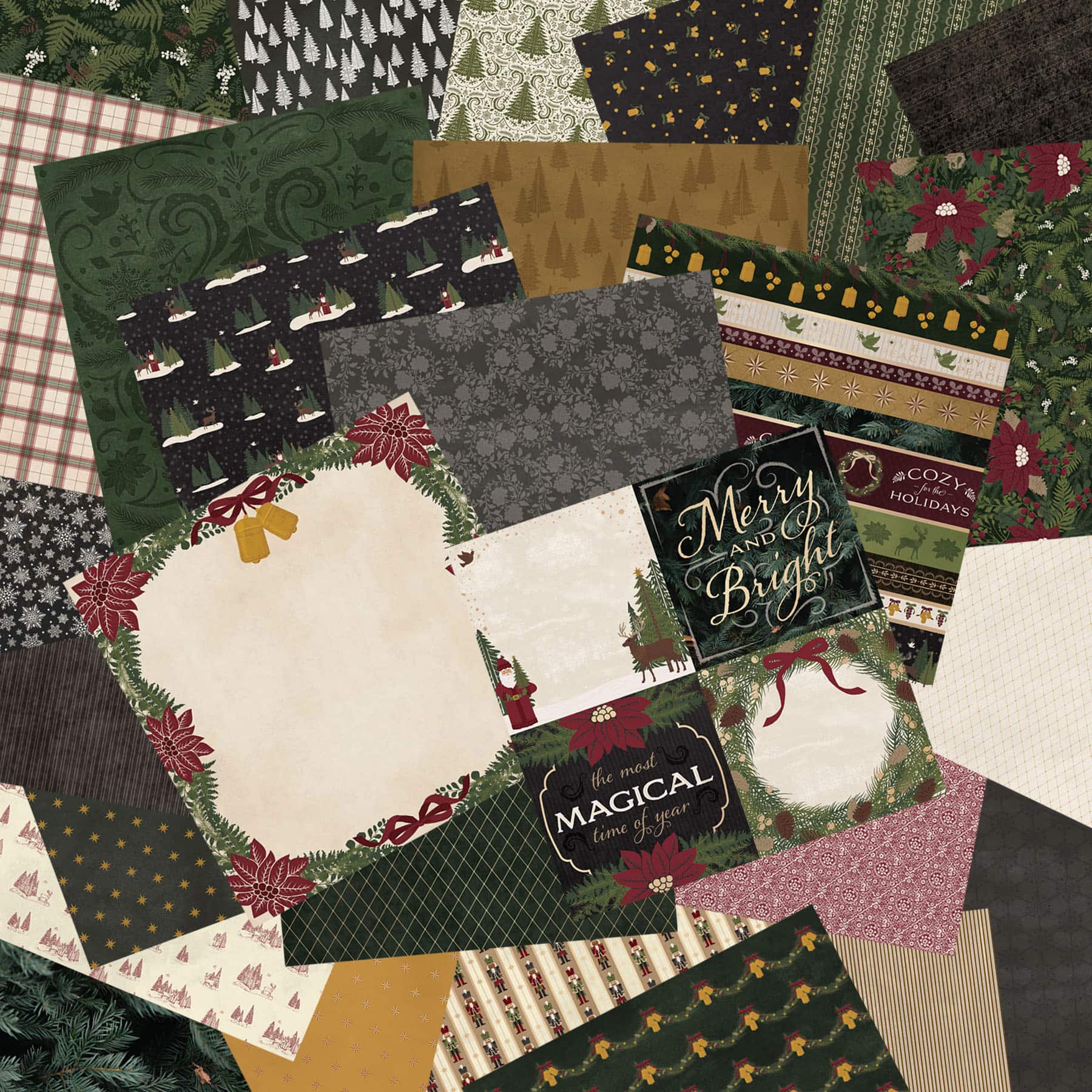 12" x 12" Wrapped Joy Cardstock Paper Pad by Recollections™, 58 Sheets
