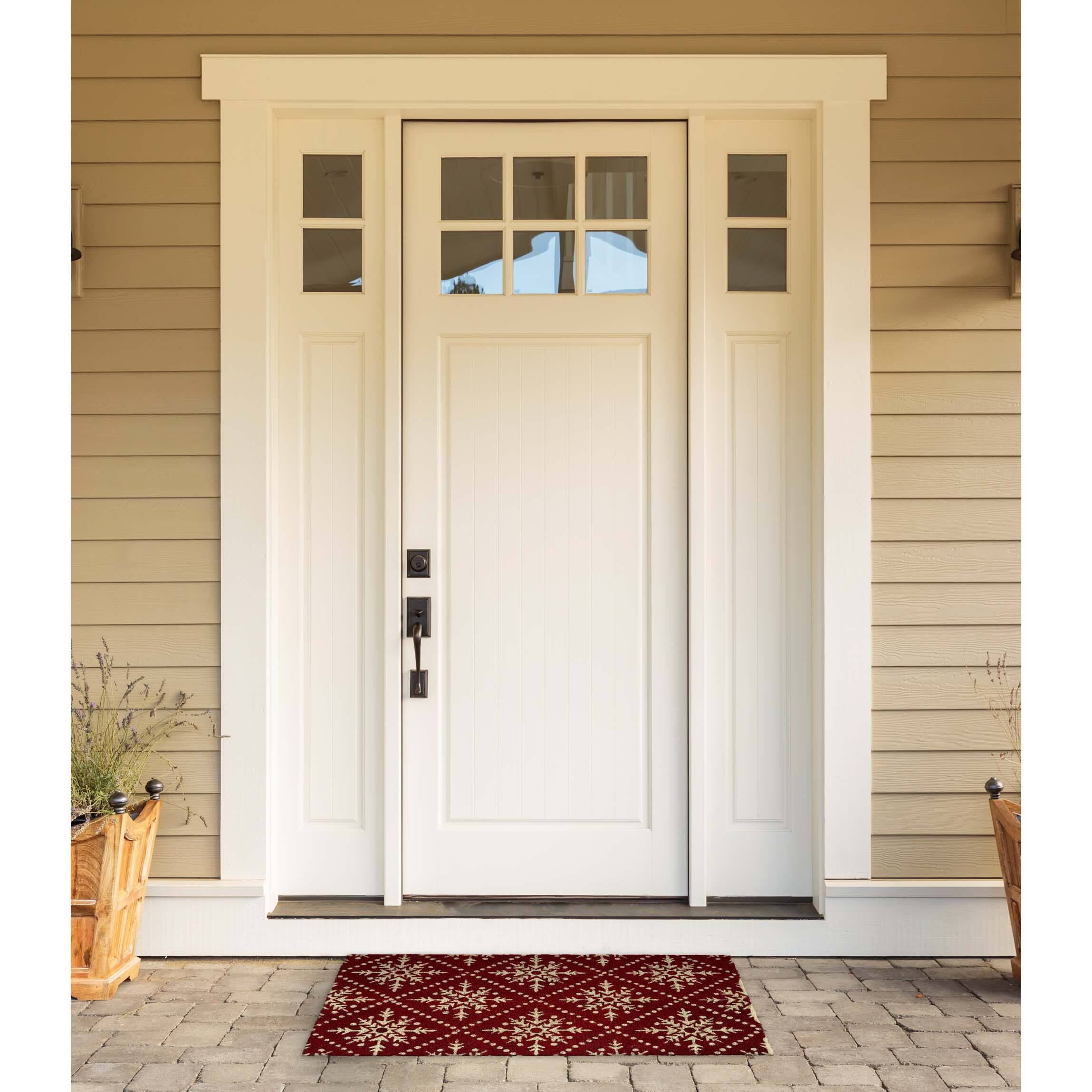 DII® Snowflake Lattice Doormat