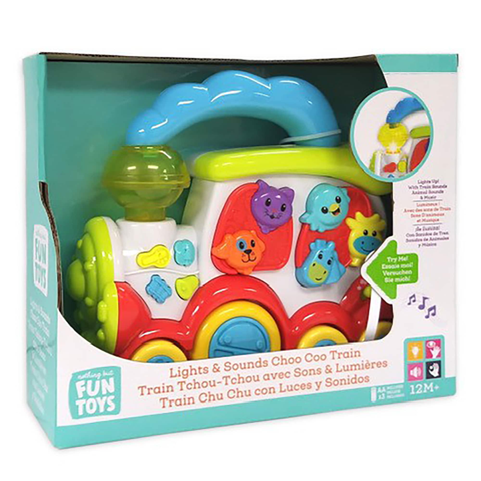 Nothing But Fun Toys Lights & Sounds Animal Choo Choo Train