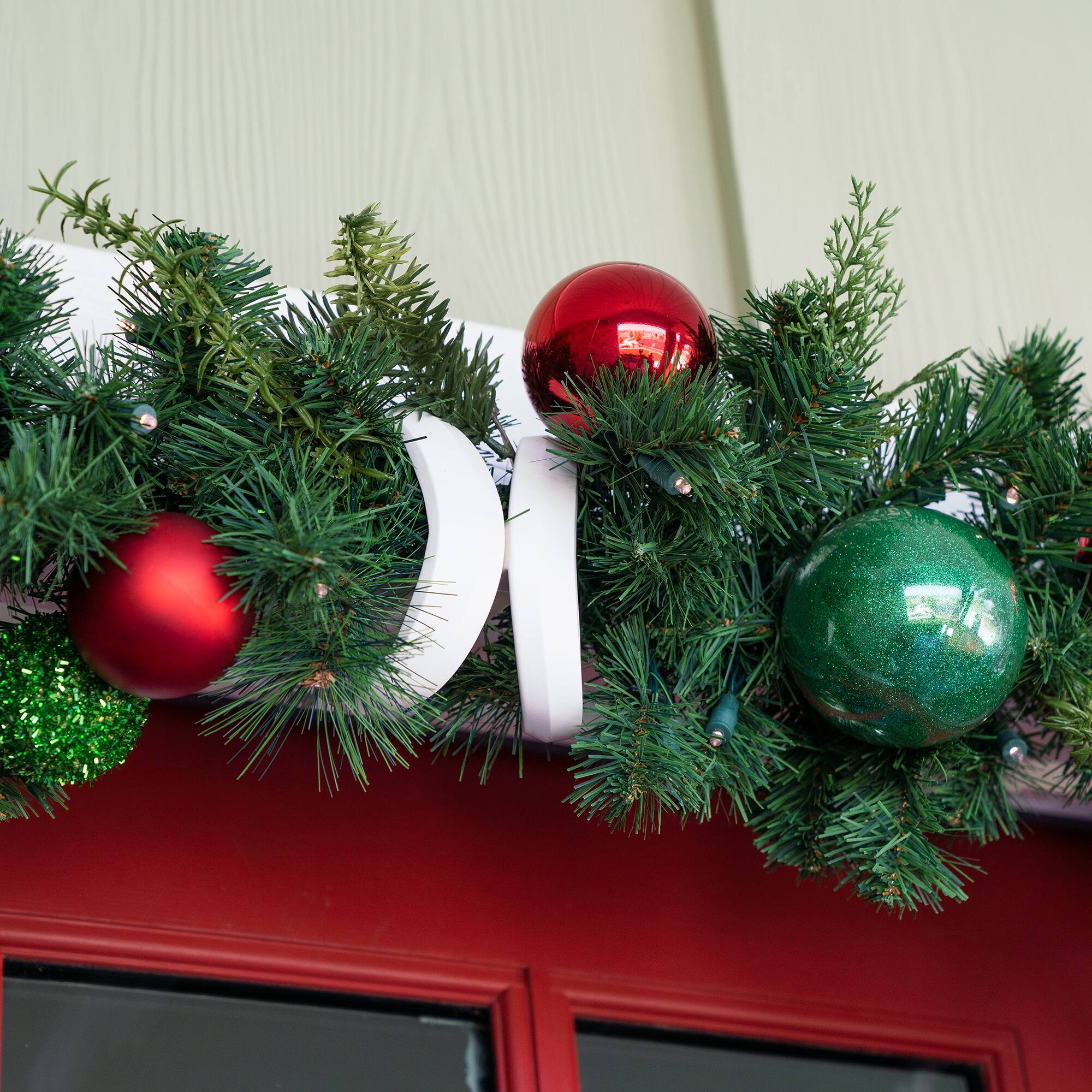 Village Lighting 9ft. Pre-Lit LED Christmas Cheer Garland
