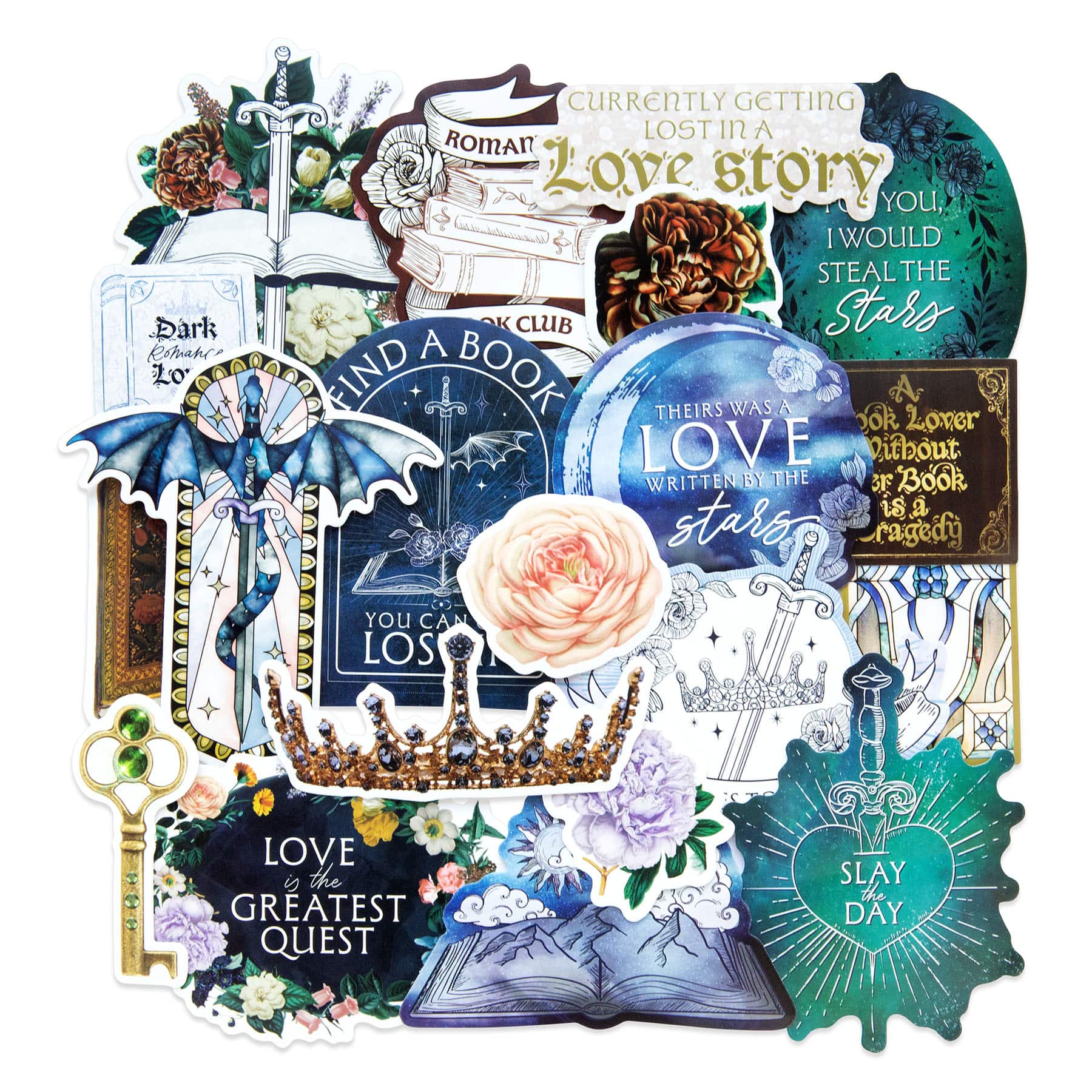 Starlit Vinyl Die Cut Stickers by Recollections™