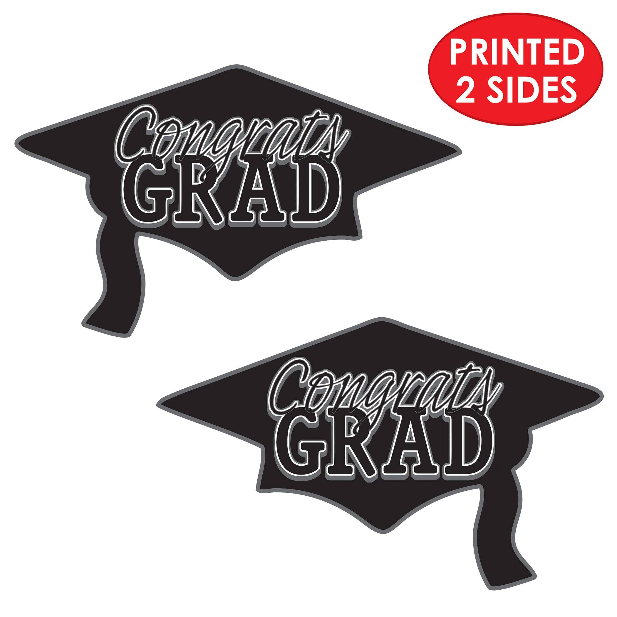 Beistle 22" x 37" Congrats Grad Cutouts