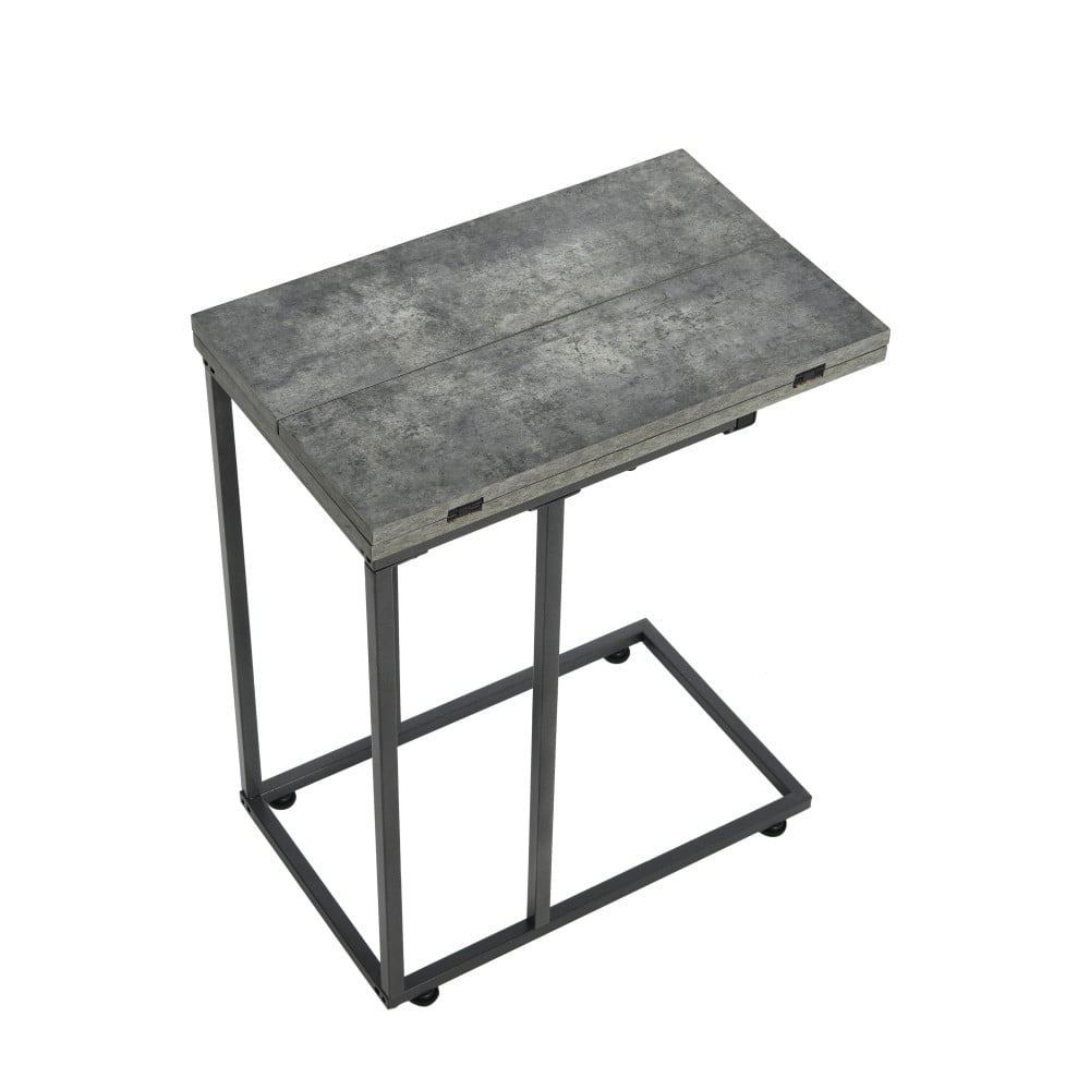 Household Essentials Jamestown Extendable C-Shaped End Table