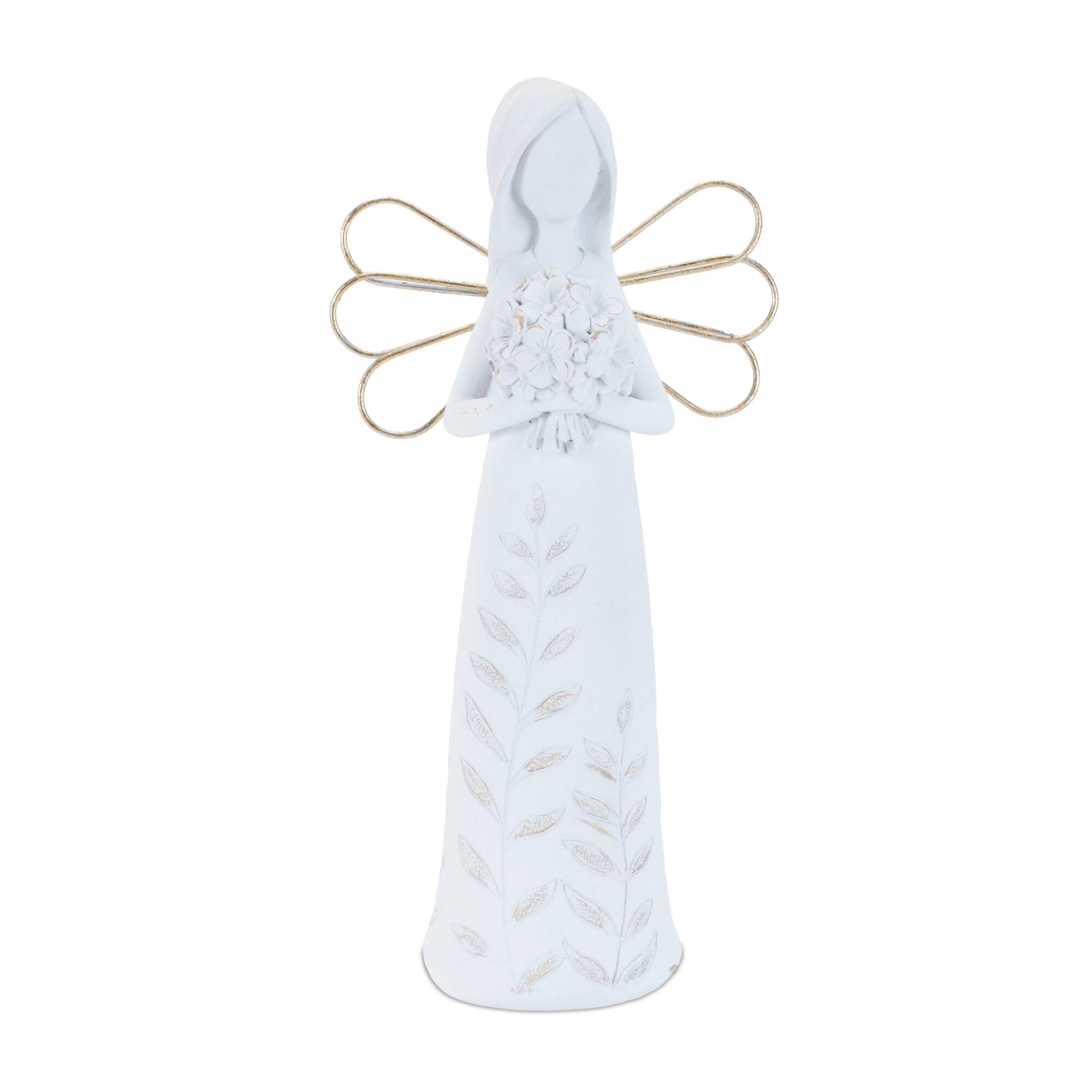 Etched Angel Figurine Set