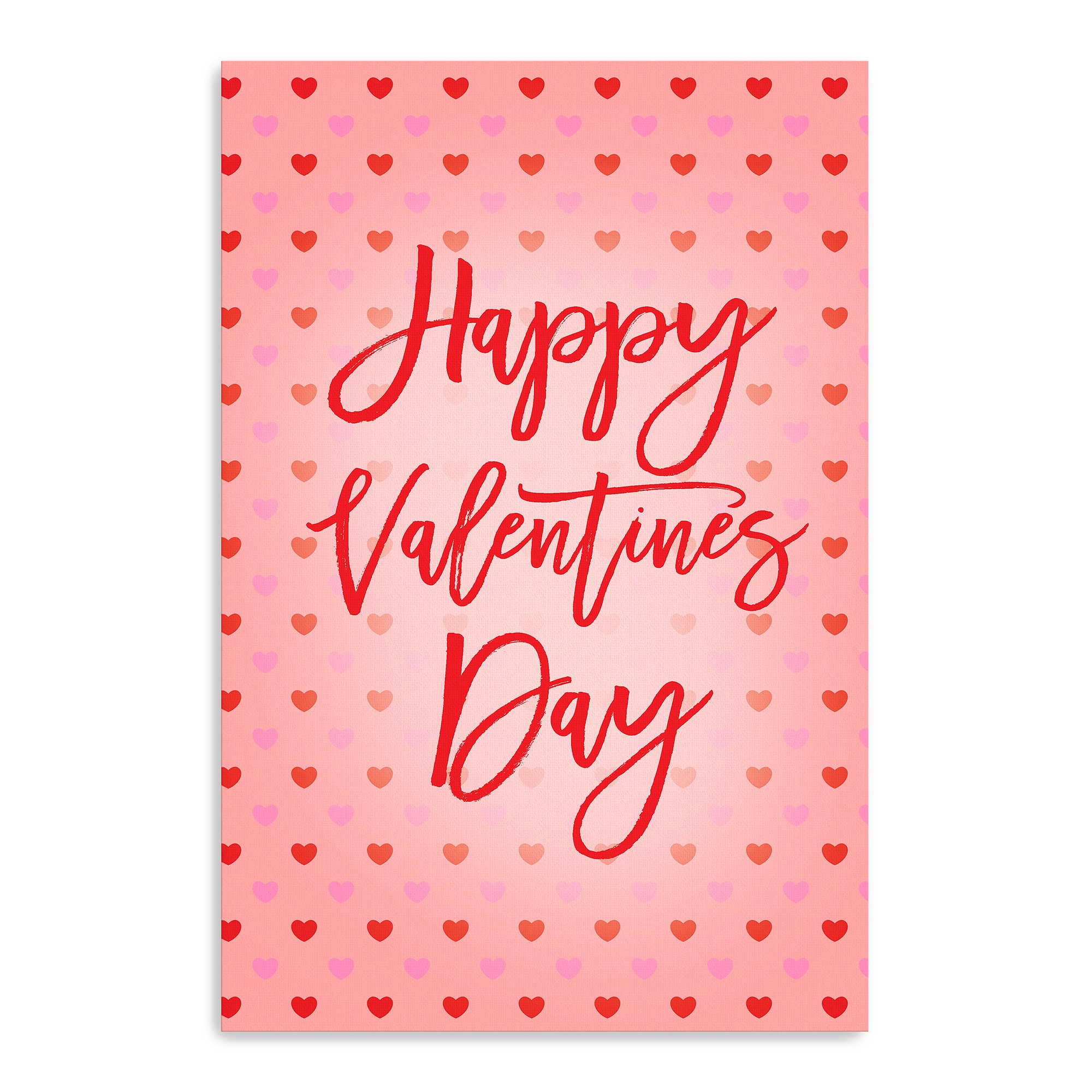 Valentine Multiple Hearts I Canvas Giclée Art