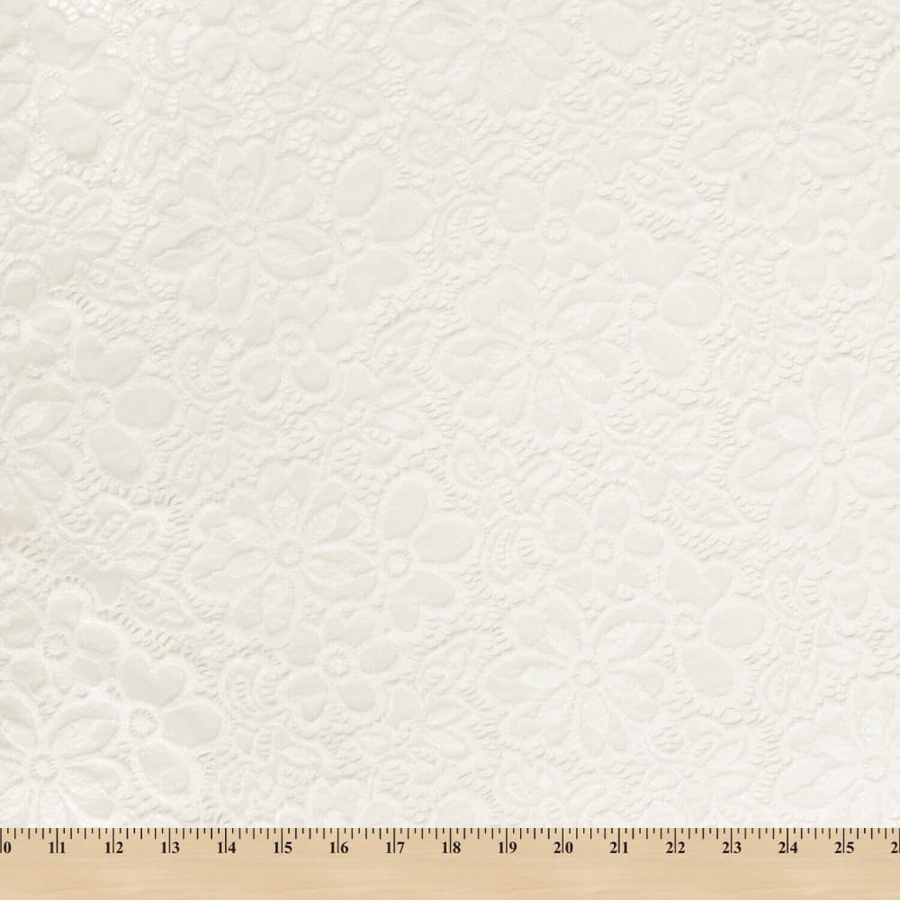 Fabric Wholesale Direct Floral Florence Stretch Lace Fabric