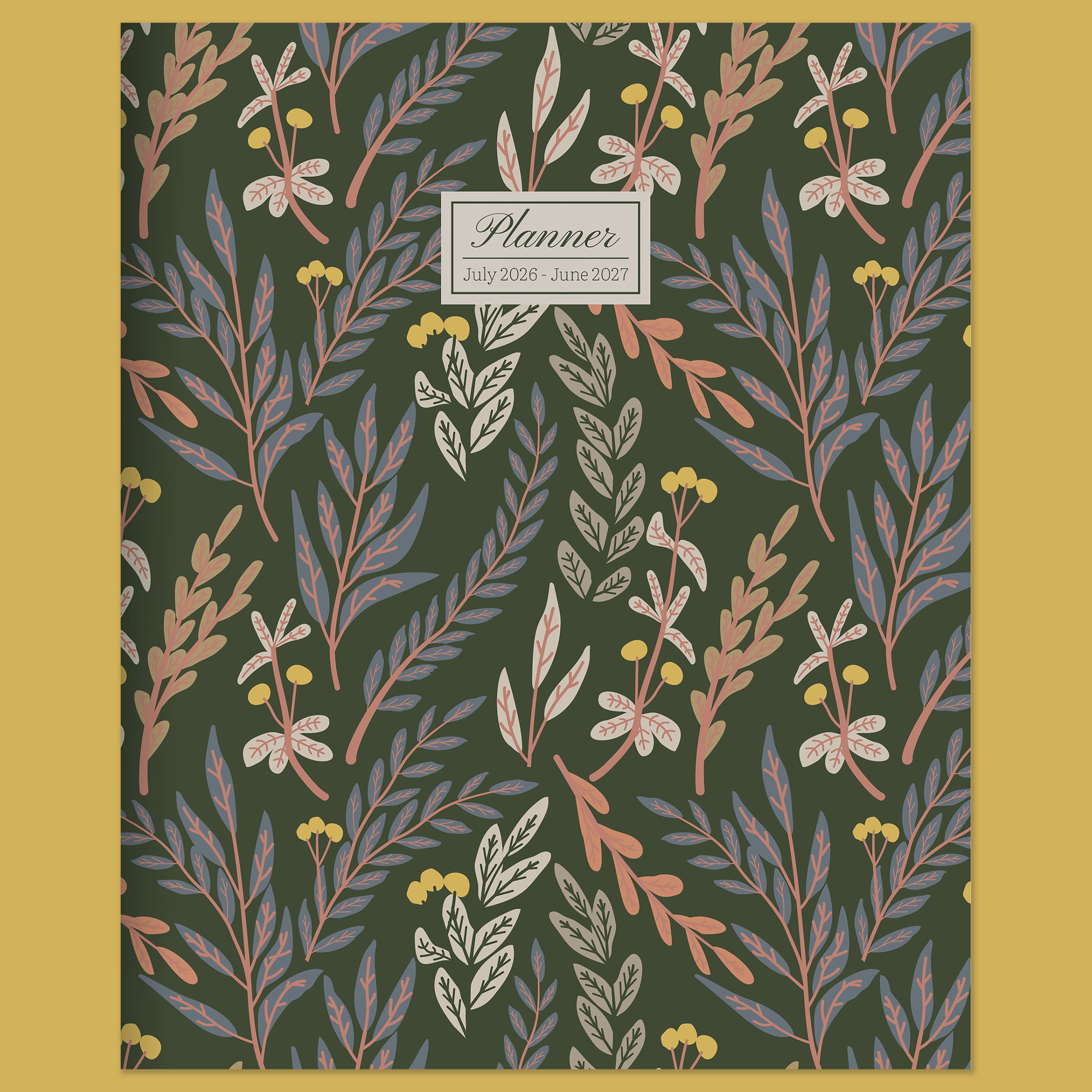 TF Publishing Medium 2026-27 Trailing Blooms Monthly Planner