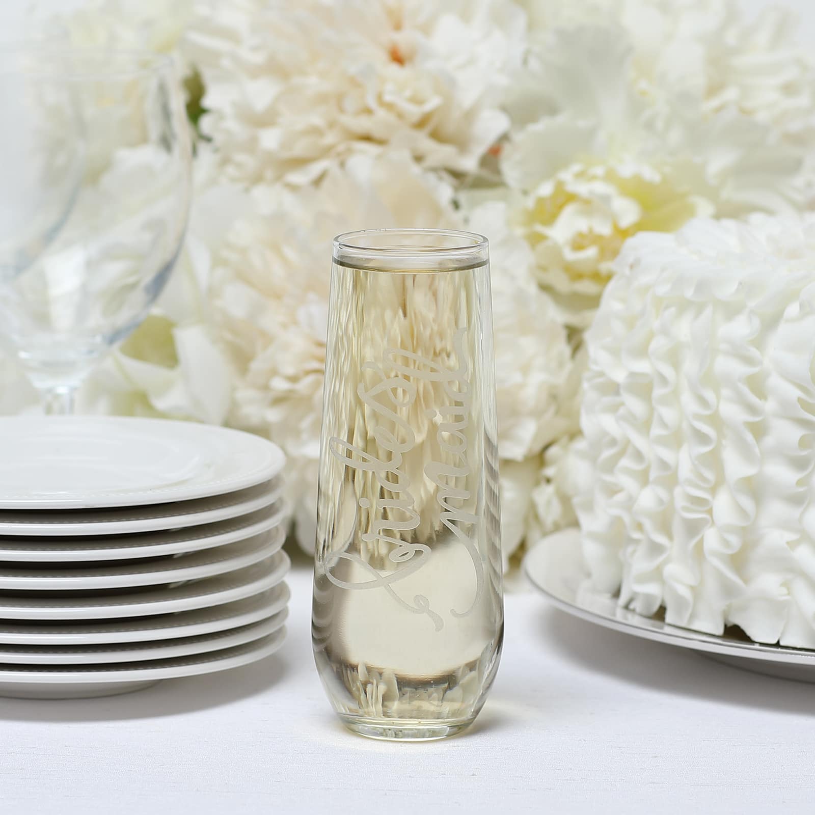 Hortense B. Hewitt Co. Bridesmaid Stemless Champagne Flute