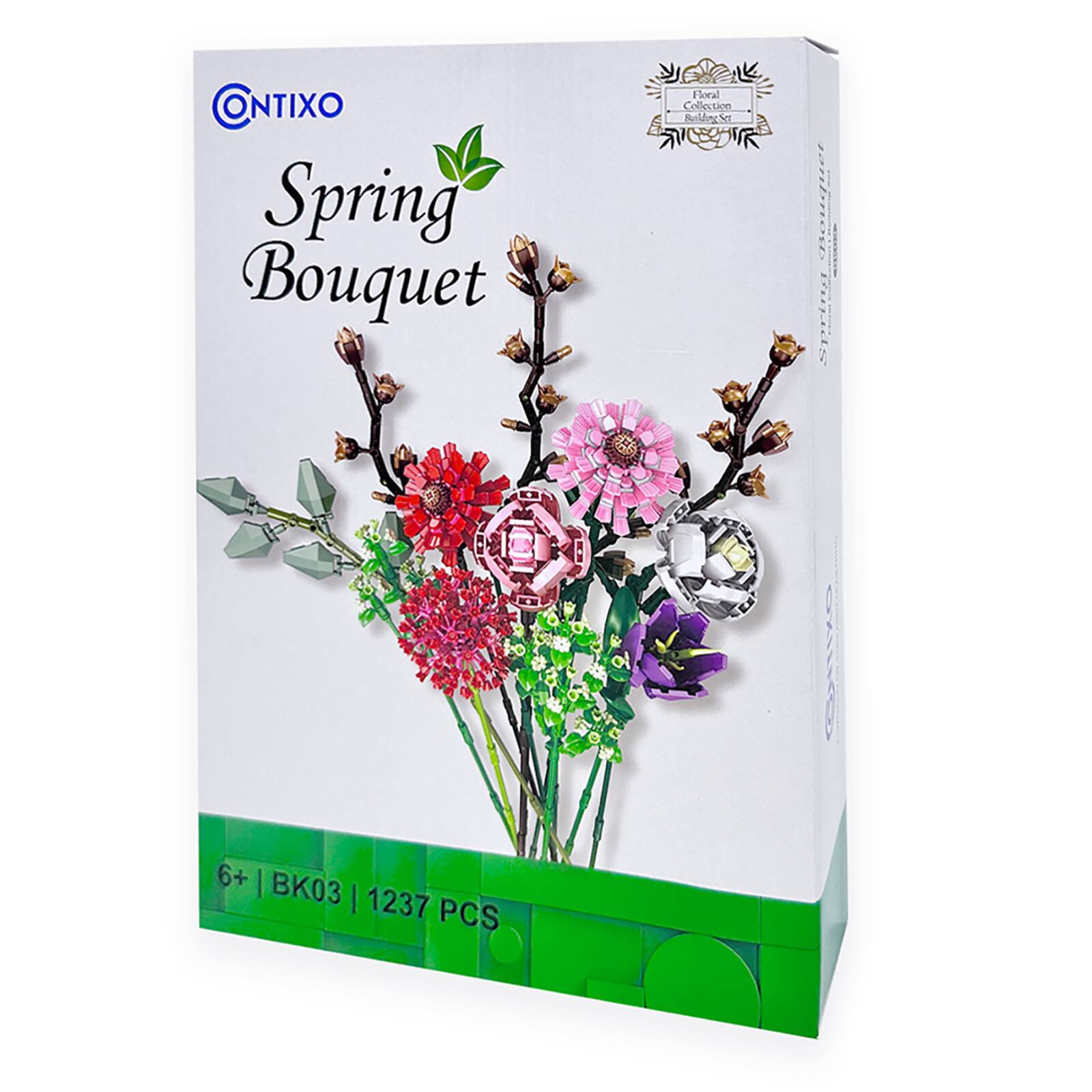 Contixo Spring Bouquet Floral Block Set