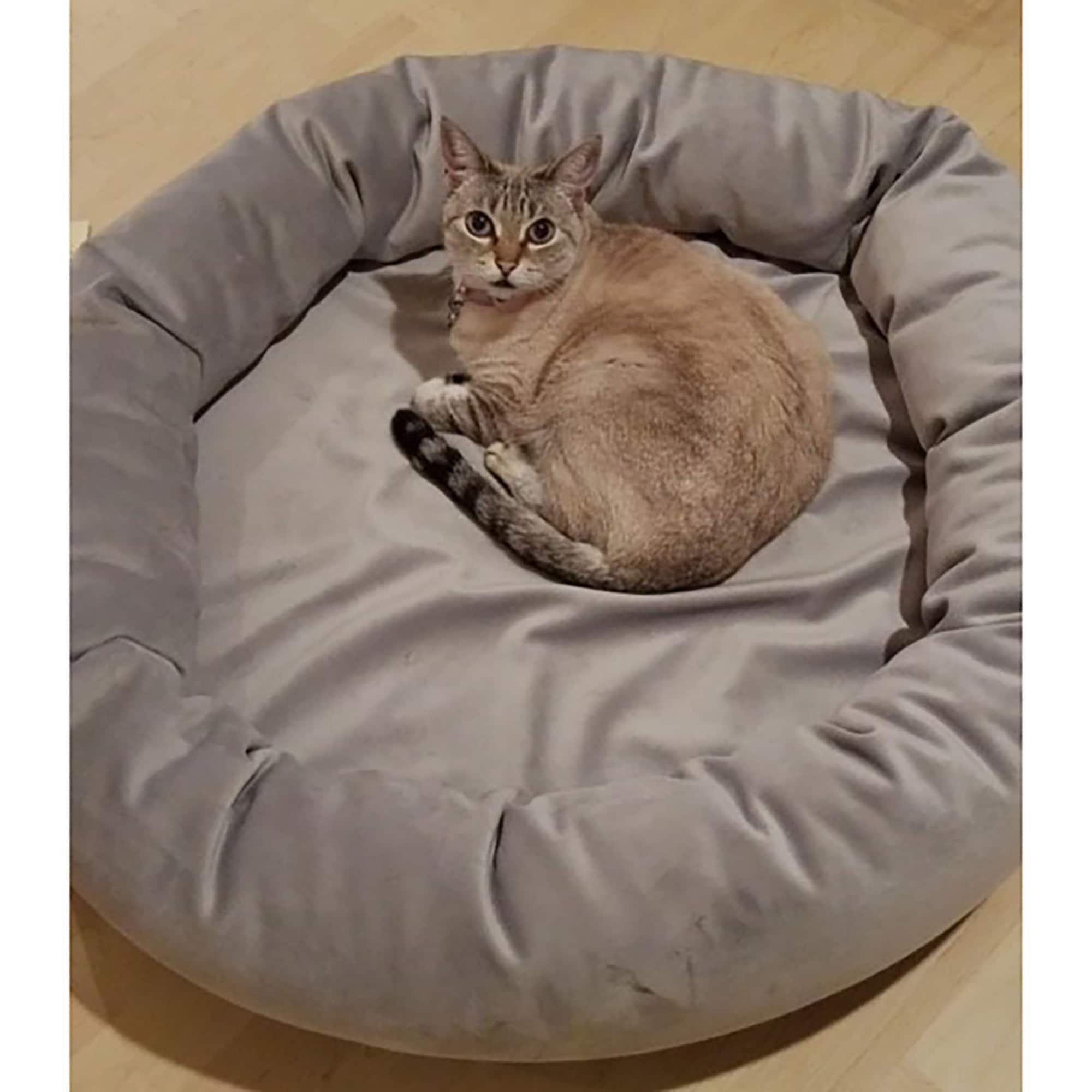 Royal Pet Bed Medium Washable Luxury Velvet Dog Bed