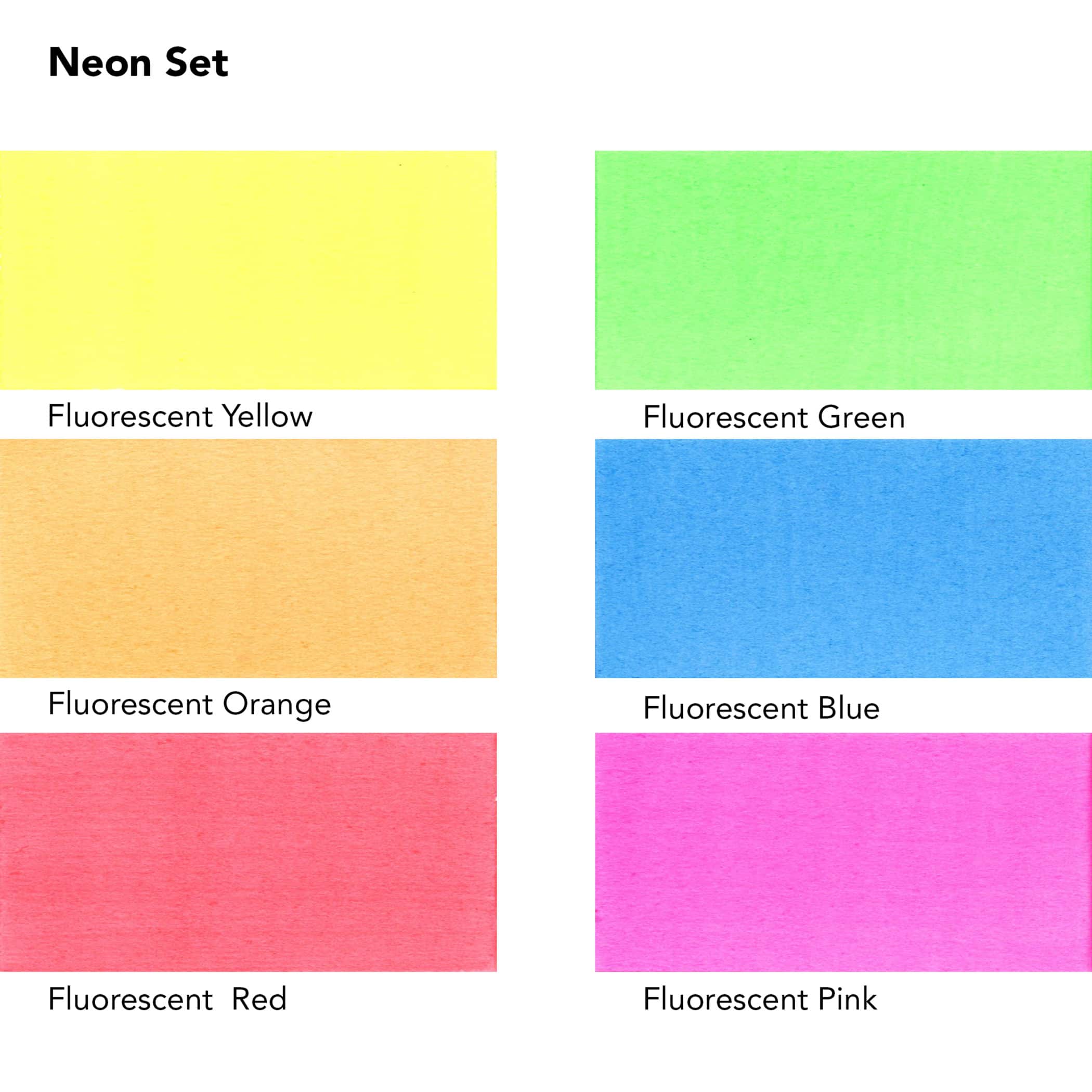 Daler-Rowney® FW Acrylic Neon Ink with Empty Marker Set
