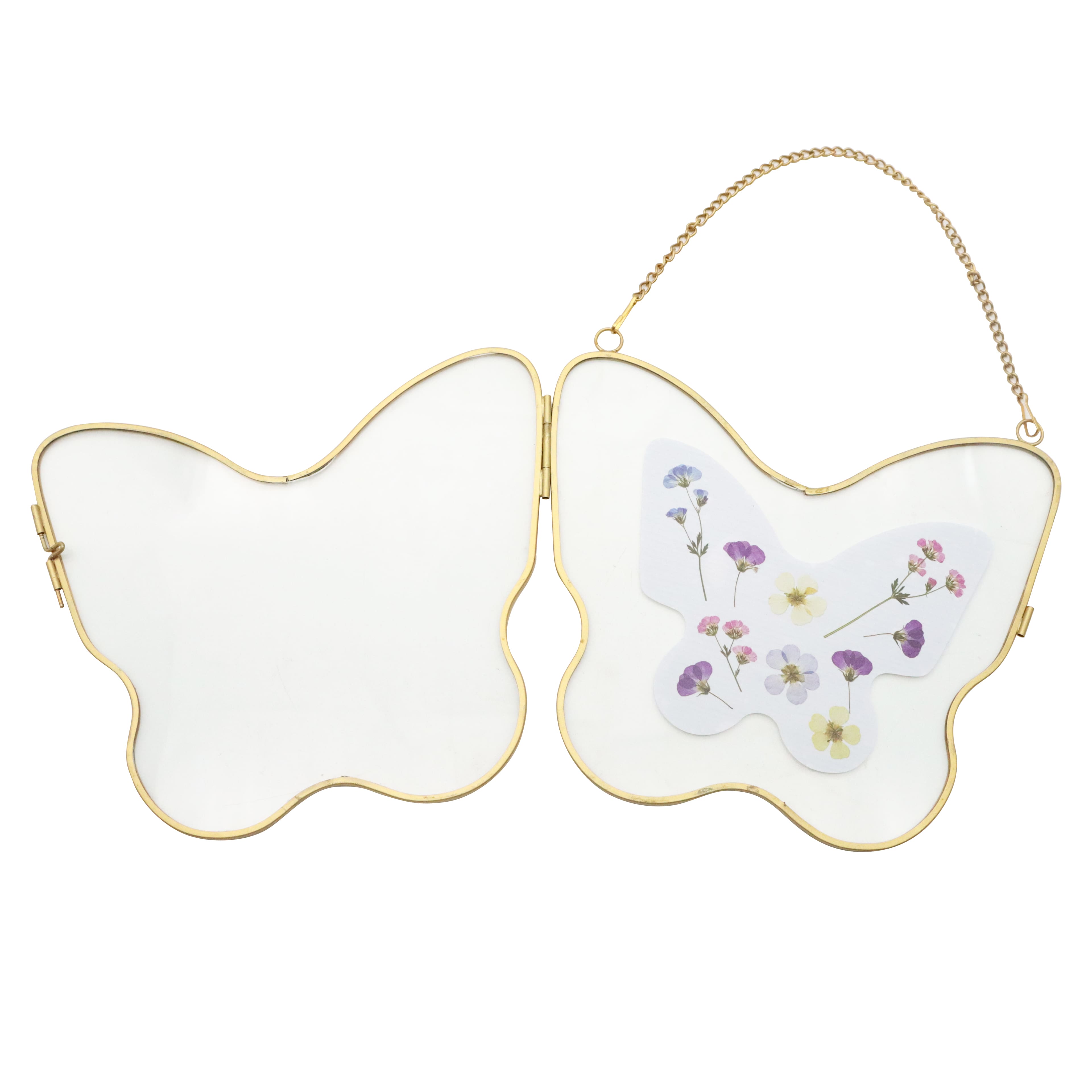 5" x 6.5" Hanging Butterfly Glass Frame by Ashland®
