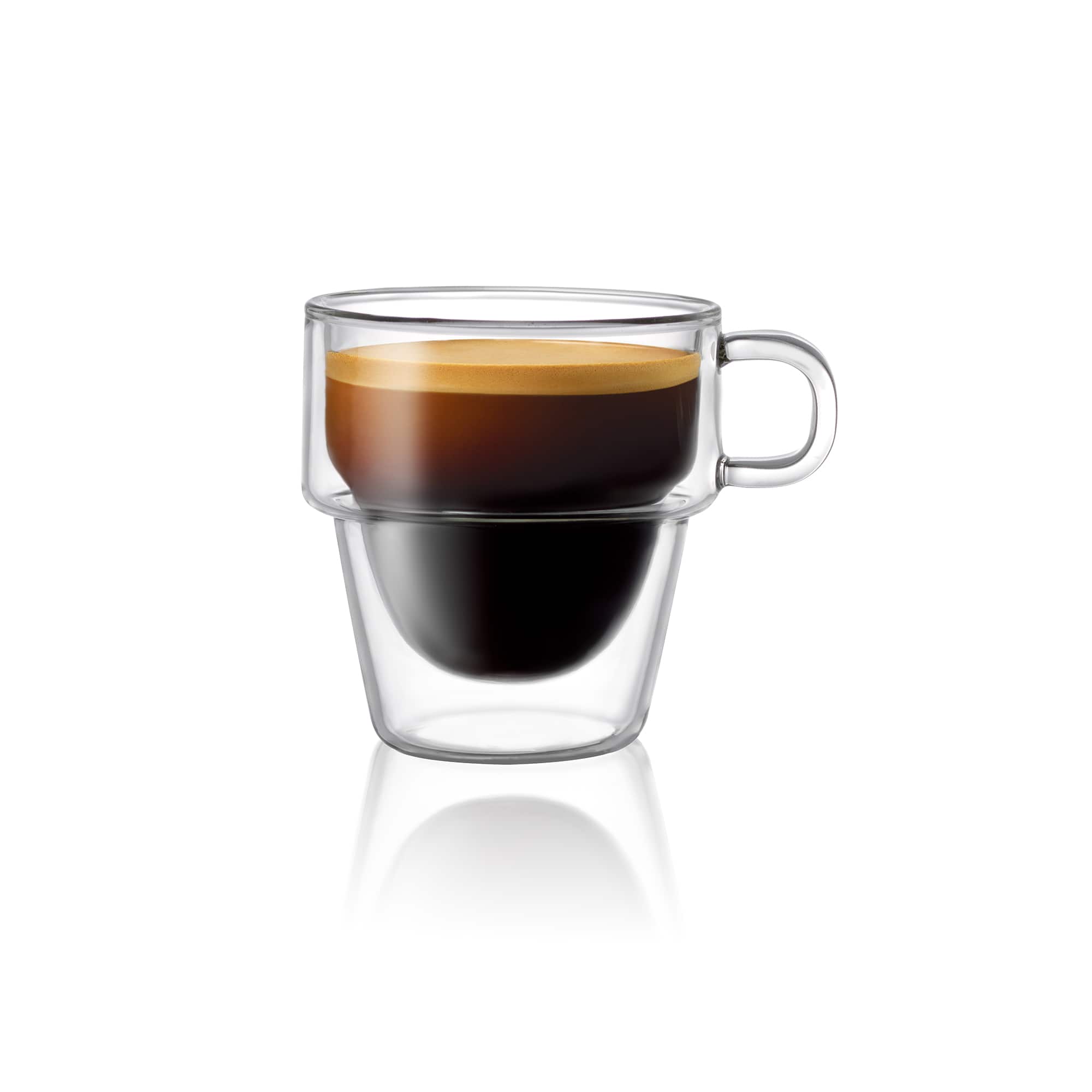 JoyJolt® Stoiva Stackable Double Wall Glasses, 8ct.