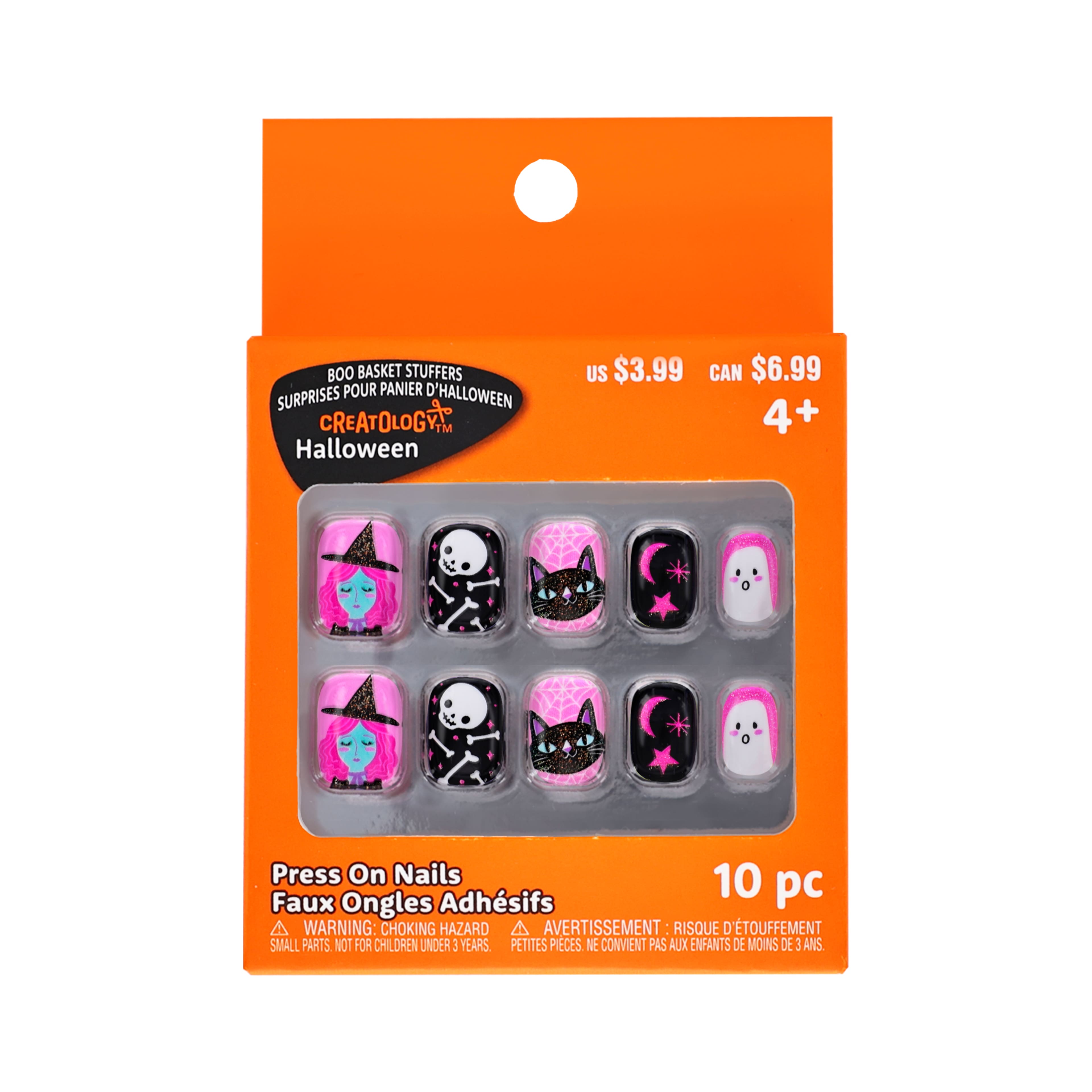 Michaels, Halloween Glitter Press On Nails by Creatology™ – Category: Buckets & Toys