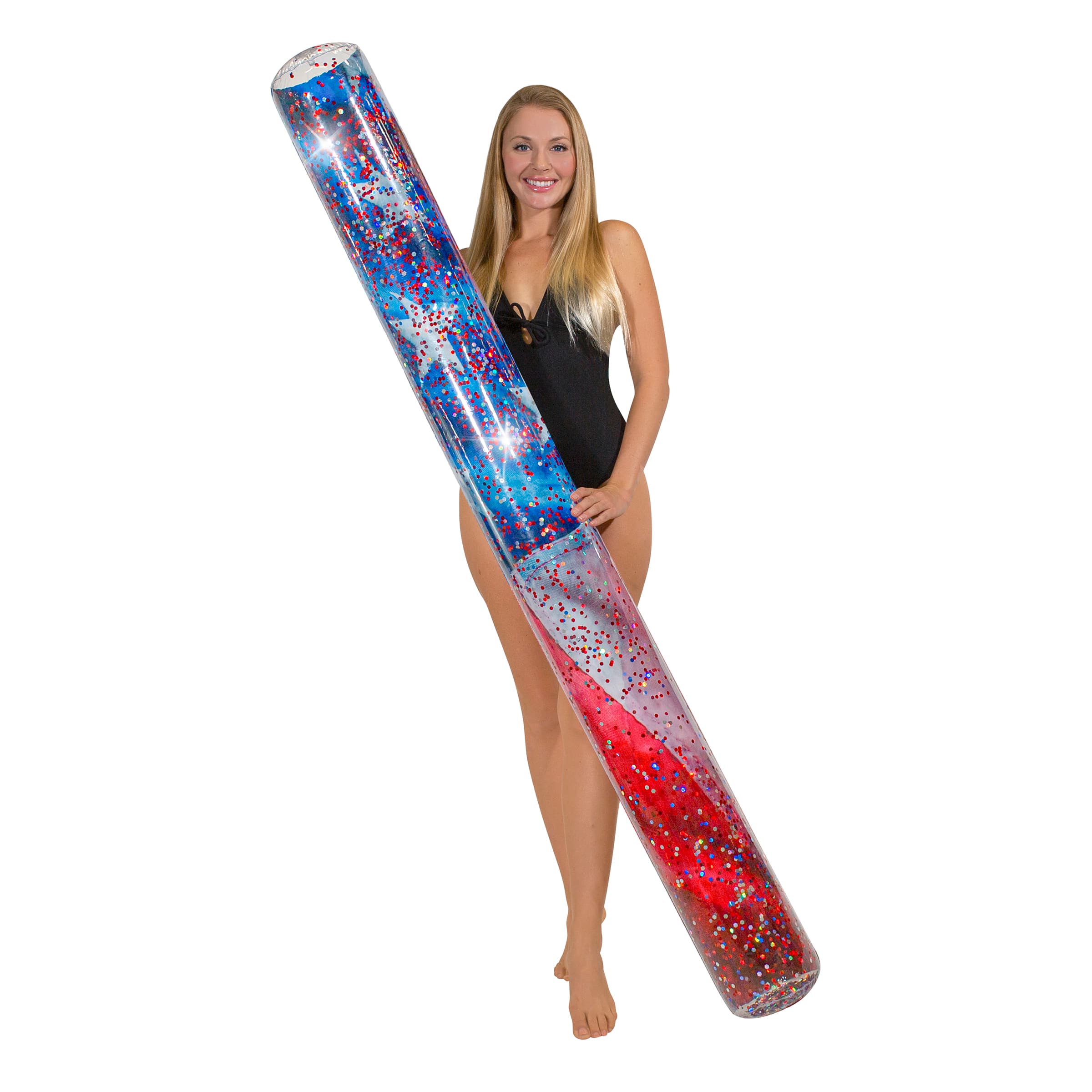 PoolCandy Stars & Stripes Glitter Super Noodle