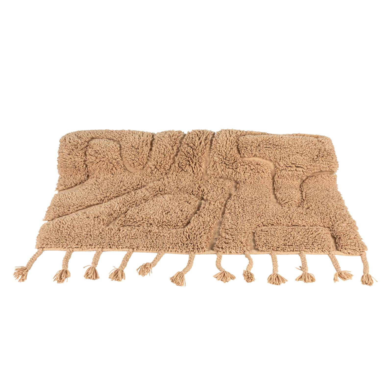 Hello Honey® 71" x 47" Natural Tactile Elegance Hand-Woven Rug