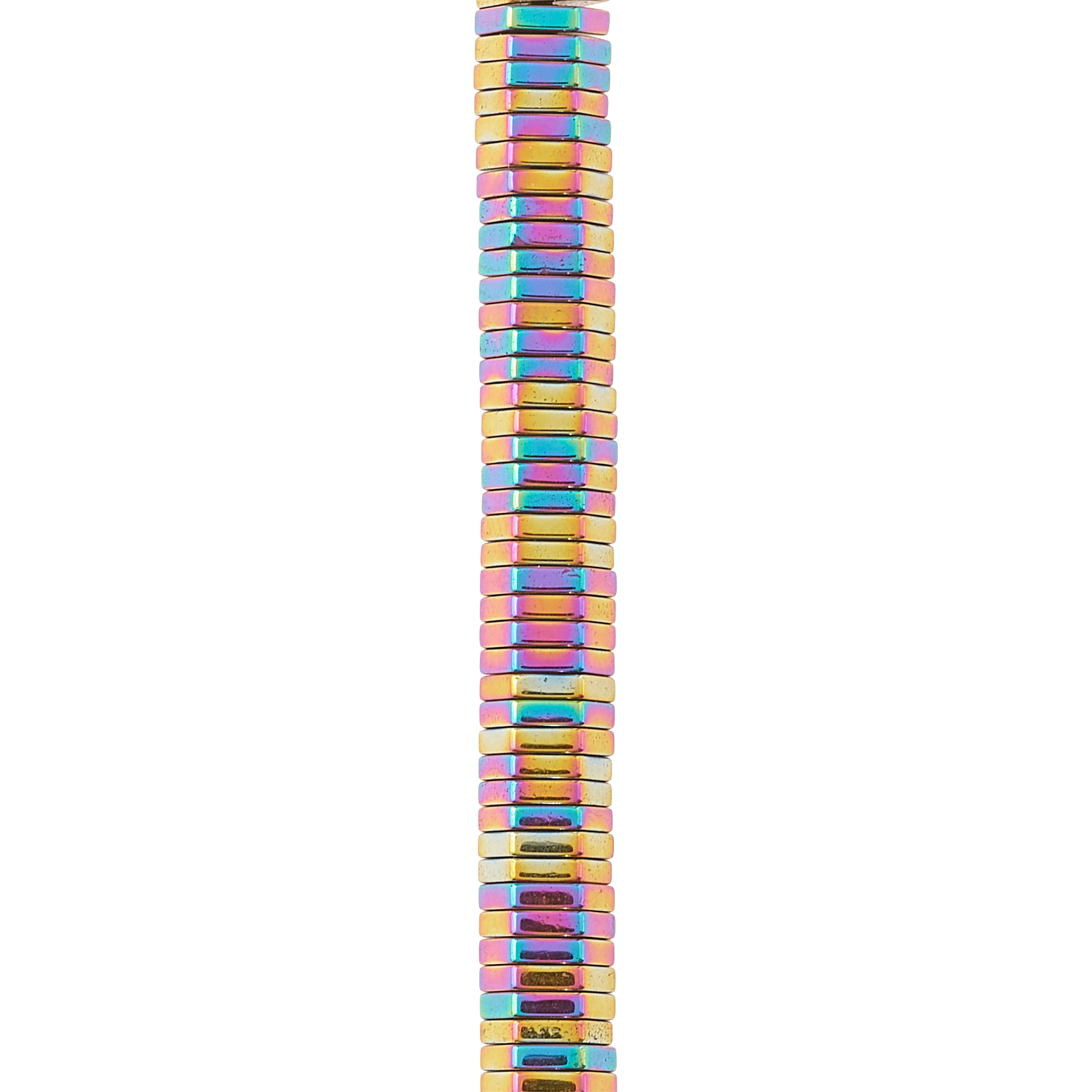 Multicolor Iris Hematite Stick Beads, 6mm by Bead Landing™