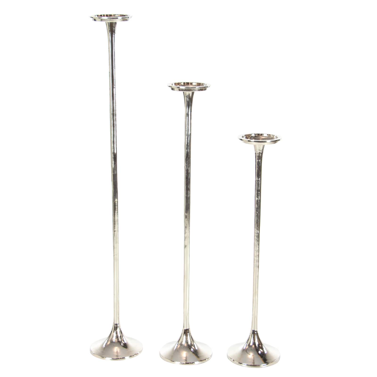 Aluminum Modern Candle Holder Set