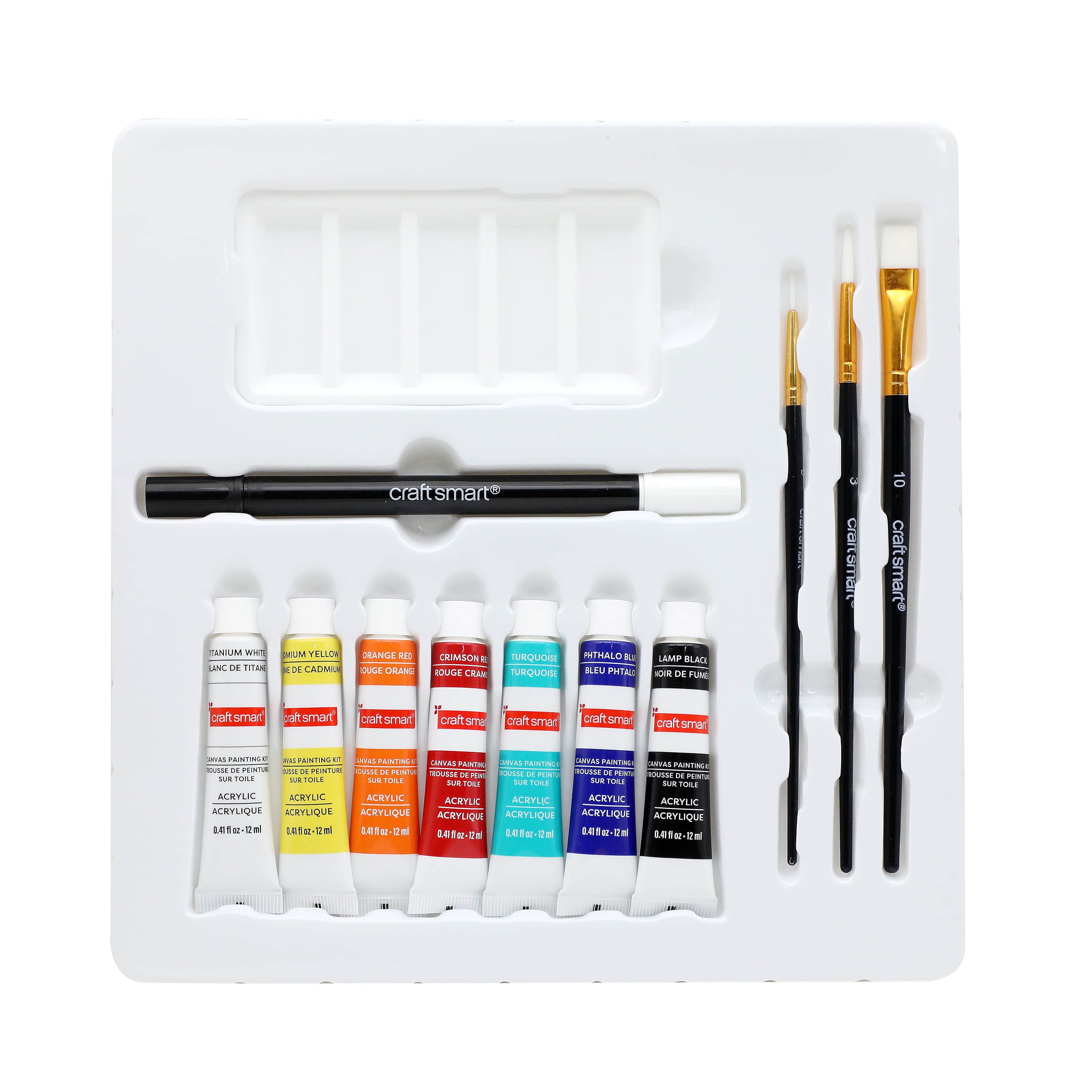 11" x 11" Pumpkin Treescape Canvas Painting Kit by Craft Smart®