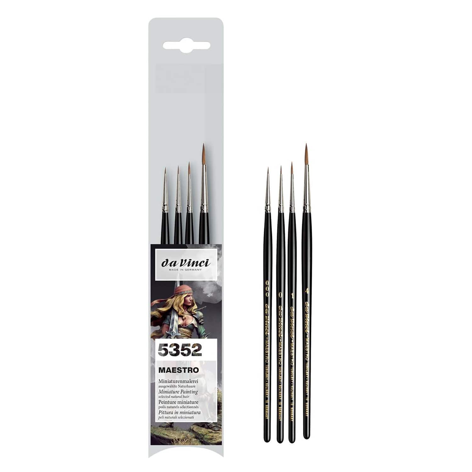da Vinci MAESTRO Series 10 4 Piece Brush Set